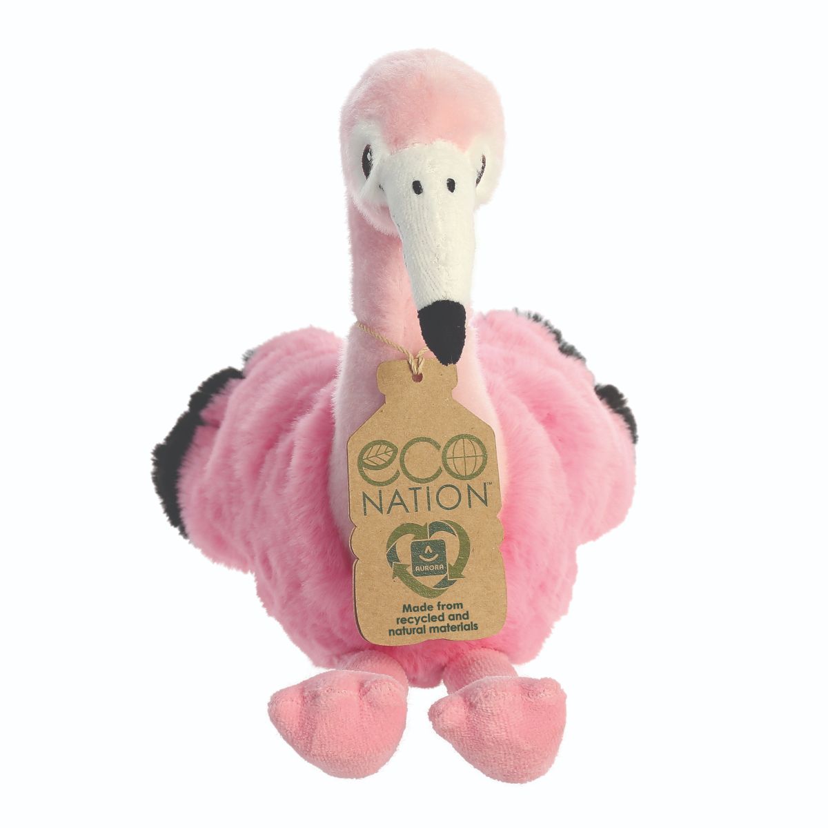 Aurora Eco Nation Flamingo Plush - Sustainable & Soft!