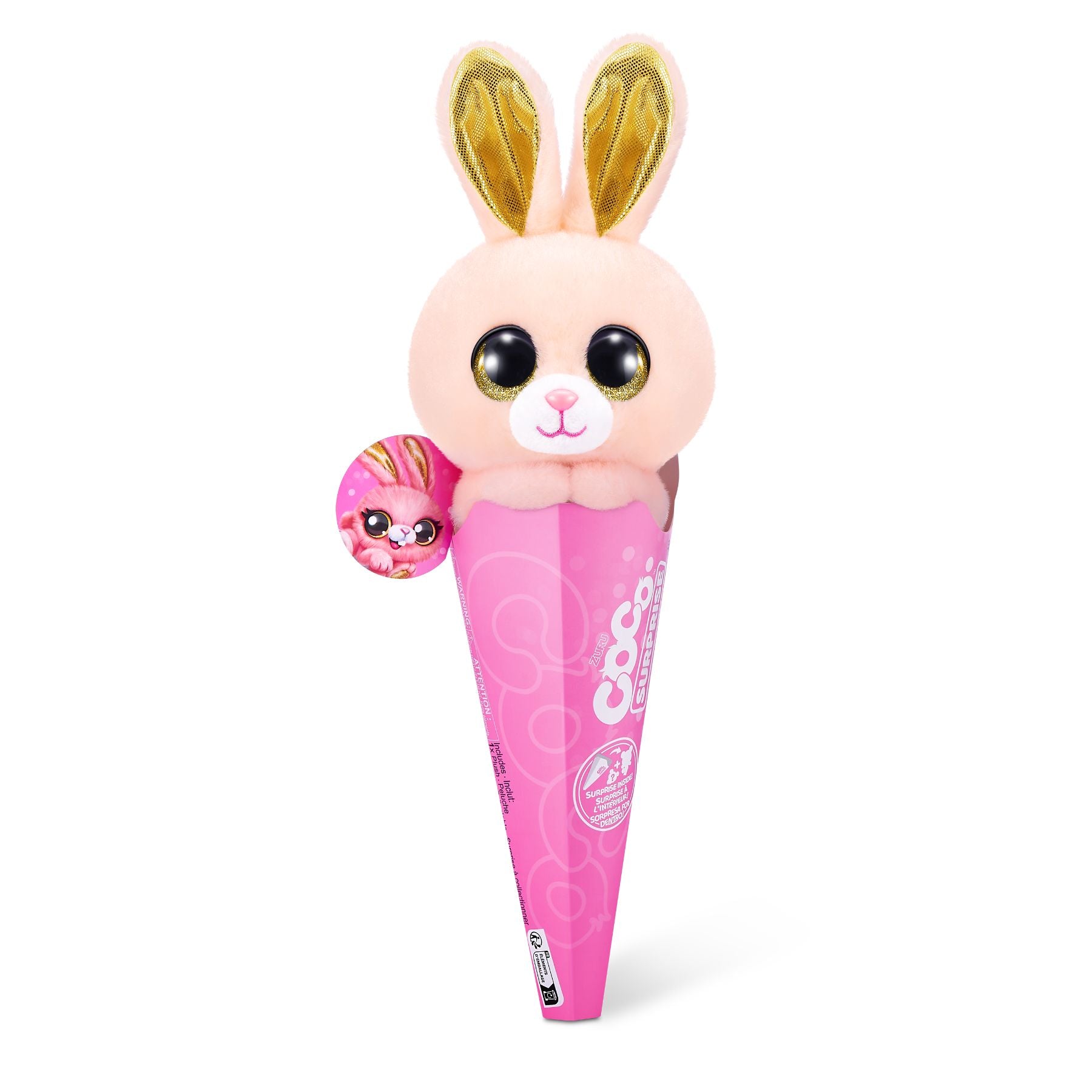 ZURU Classic Coco Surprise Bon Bon with Adorable Cone Plush Pets