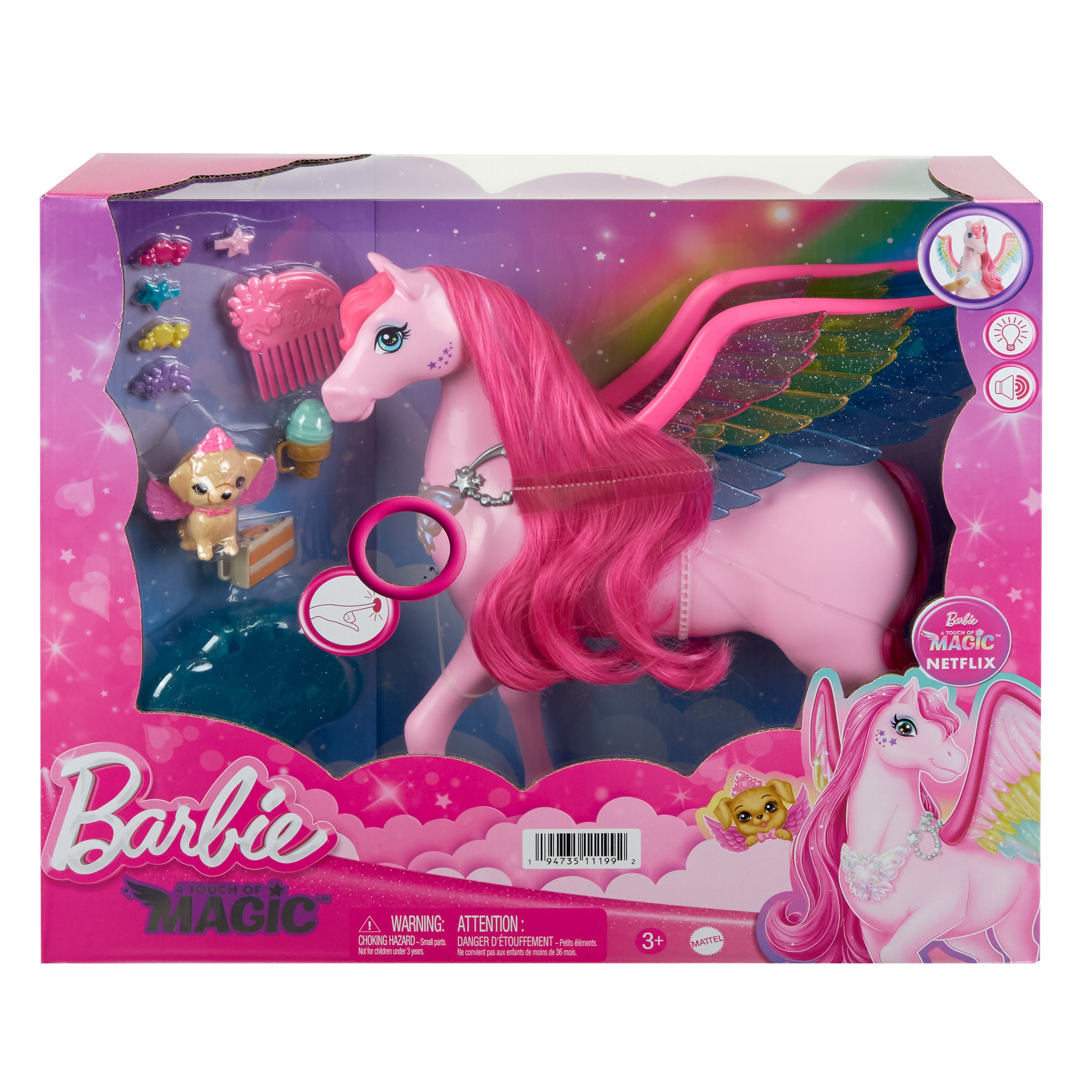 Hot Deal! Barbie A Touch of Magic Pegasus Set