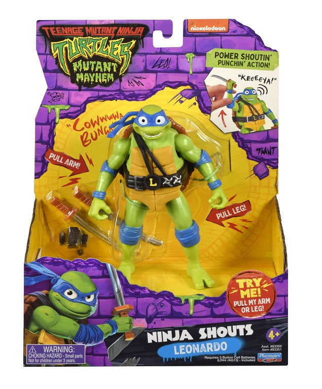 Hot Sale! Deluxe Teenage Mutant Ninja Turtles Mutant Mayhem Figure - Leonardo