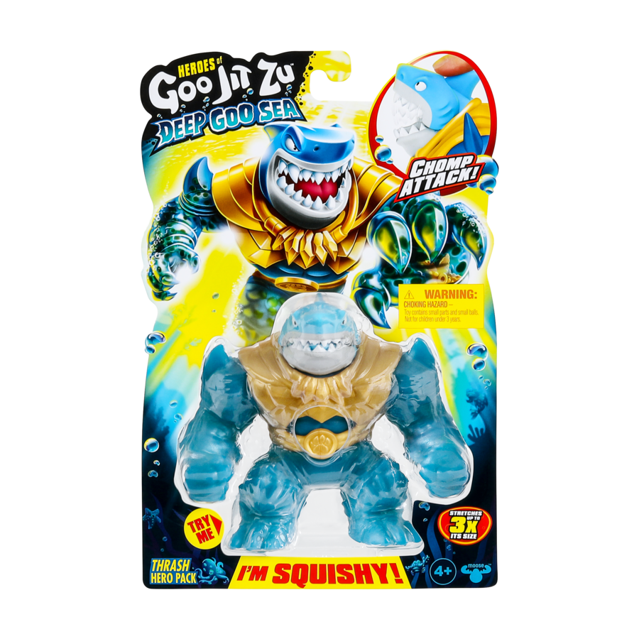 Heroes Of Goo Jit Zu S9 Deep Goo Sea Hero Pack - Thrash with Chomp Attack