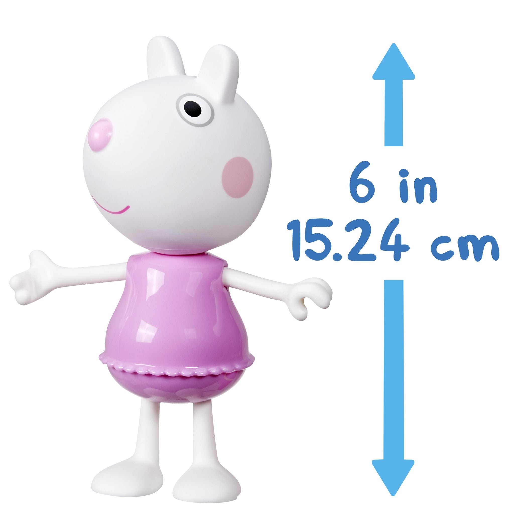 Adorable 6 - Inch Peppa Pig Dress - Up Figure: Suzy Sheep with 6 Fashion Accessories