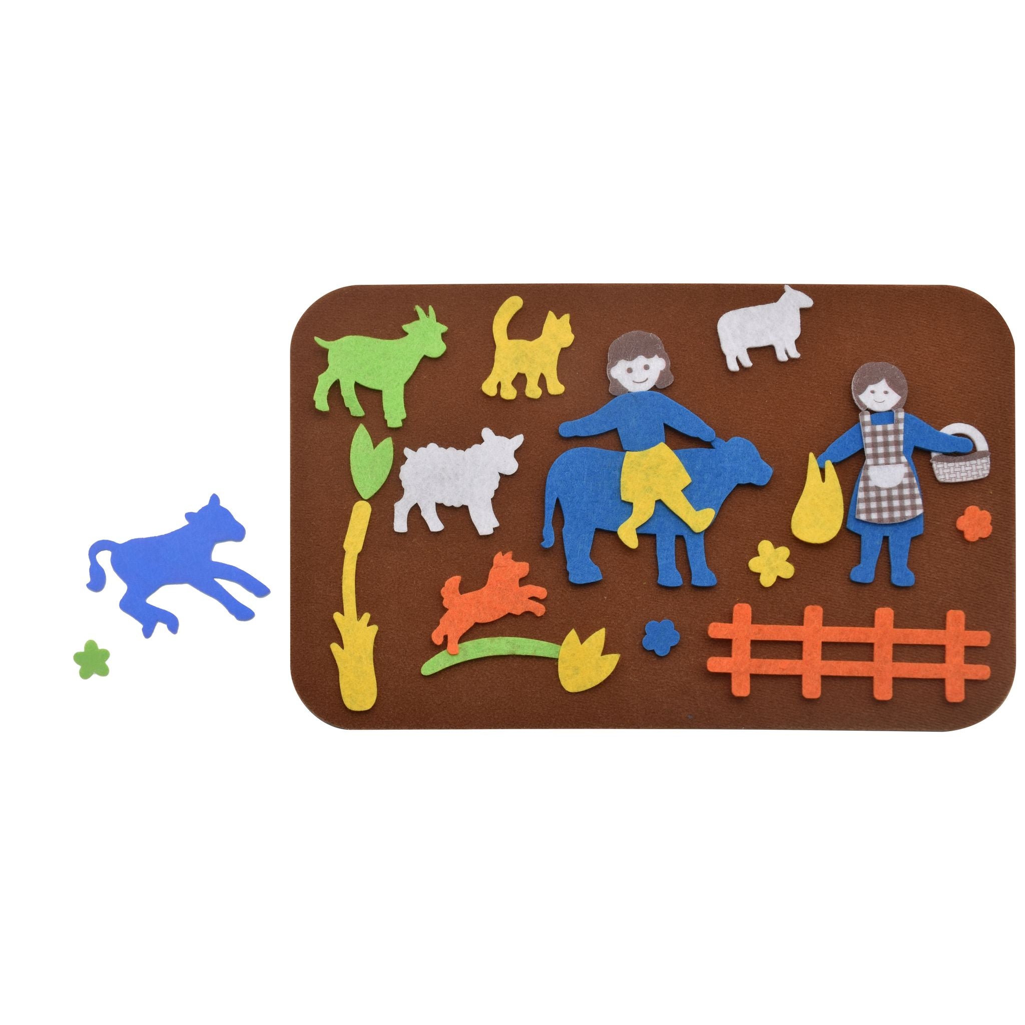 Classic Fuzzy Felt - Delightful Farm Yard Set