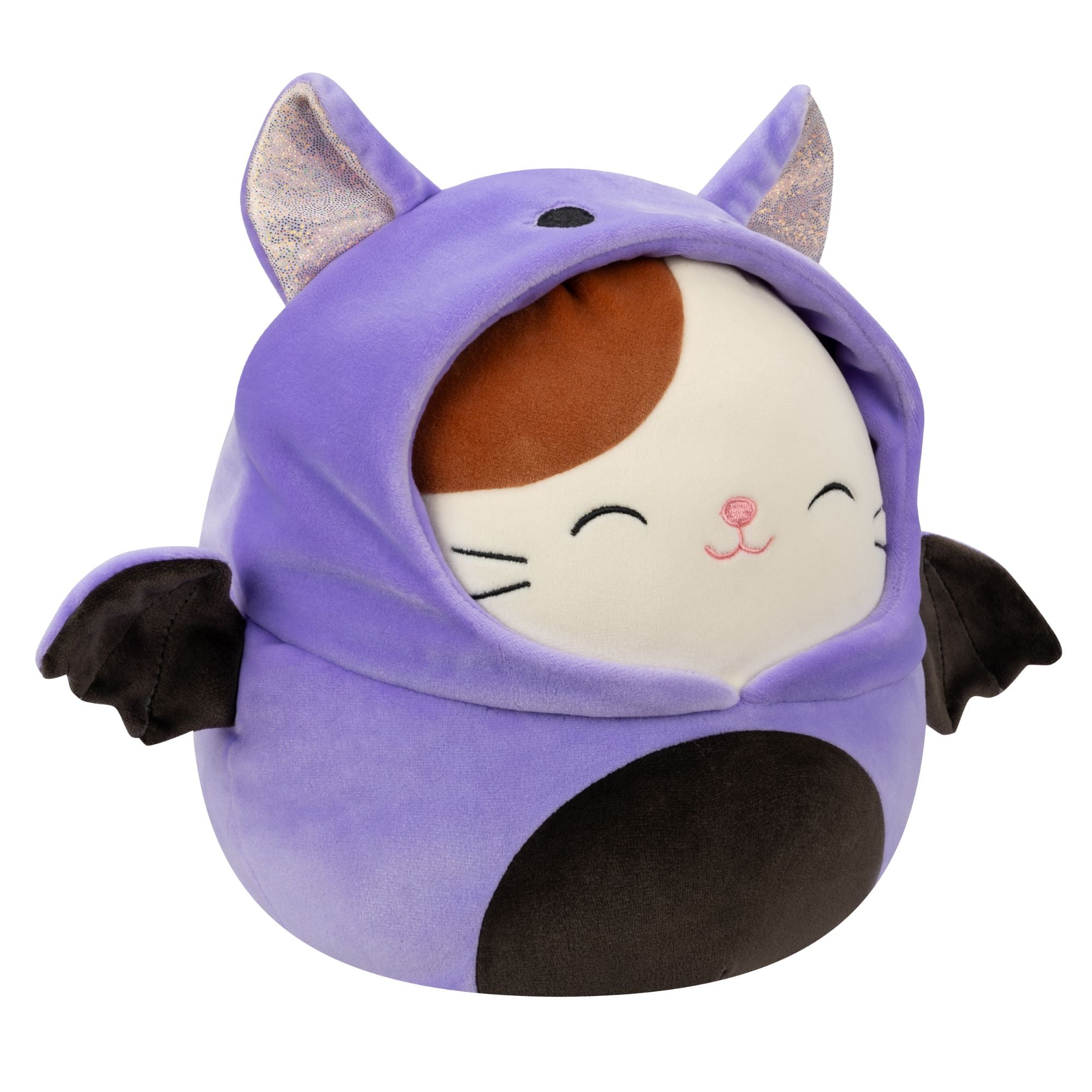 Halloween Special! 7.5-Inch Squishmallows Plush Cam Cat in Bat Costume