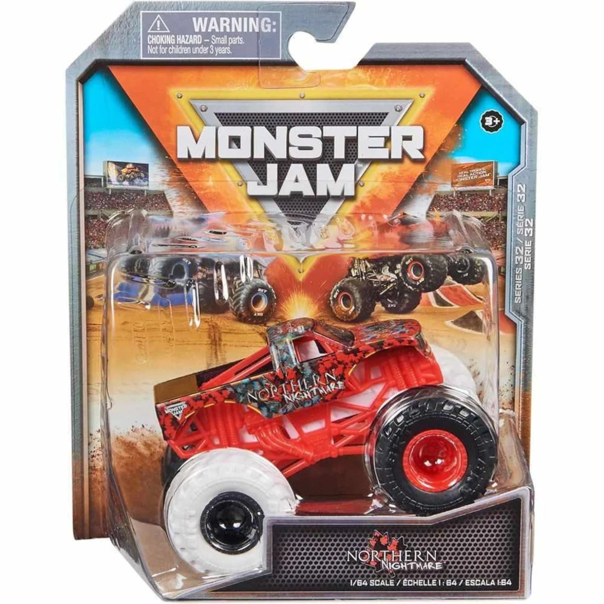 Hot Deal! 1:64 Scale Die - Cast Monster Jam Monster Truck - Northern Nightmare