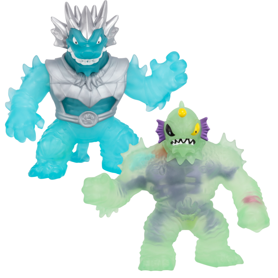 Heroes Of Goo Jit Zu Deep Goo Sea S9 Versus Pack: Ice Blast Blazagon vs Evil Horriglow
