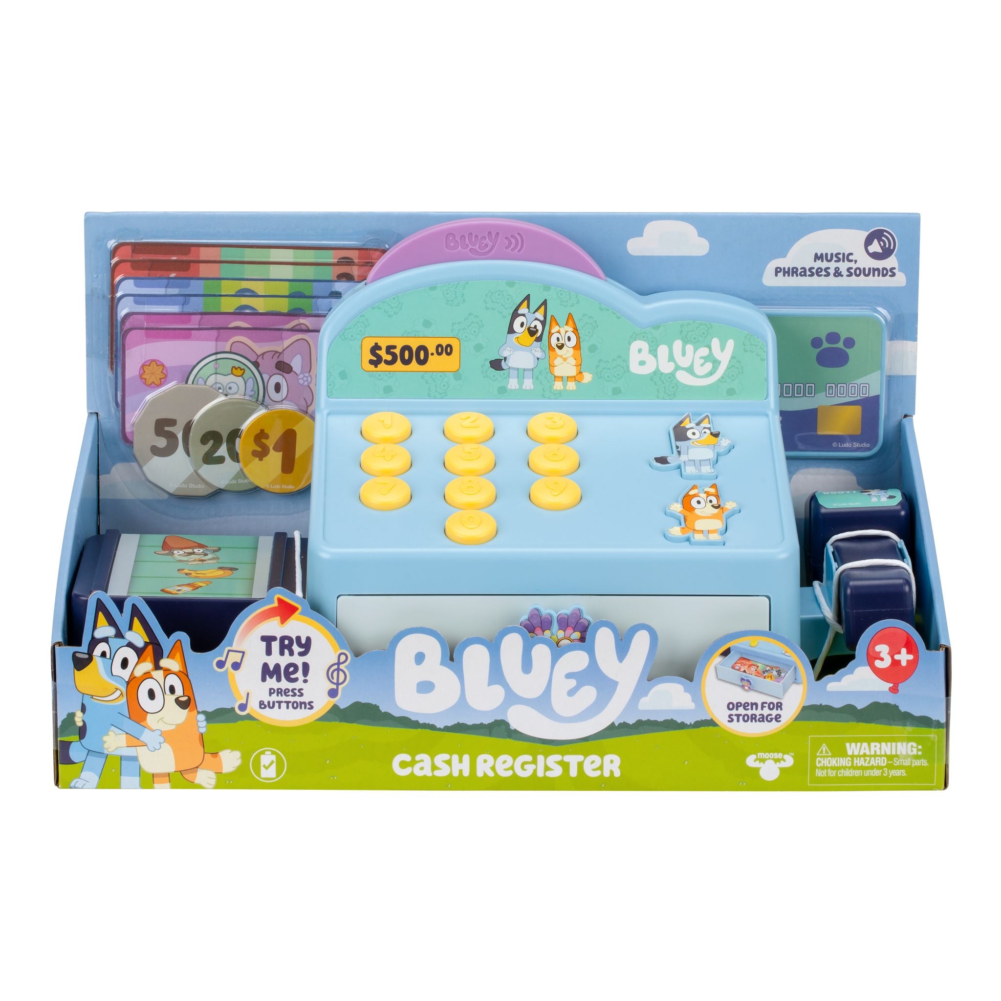 Bluey Season 11 Interactive Role - Play Cash Register for Kids