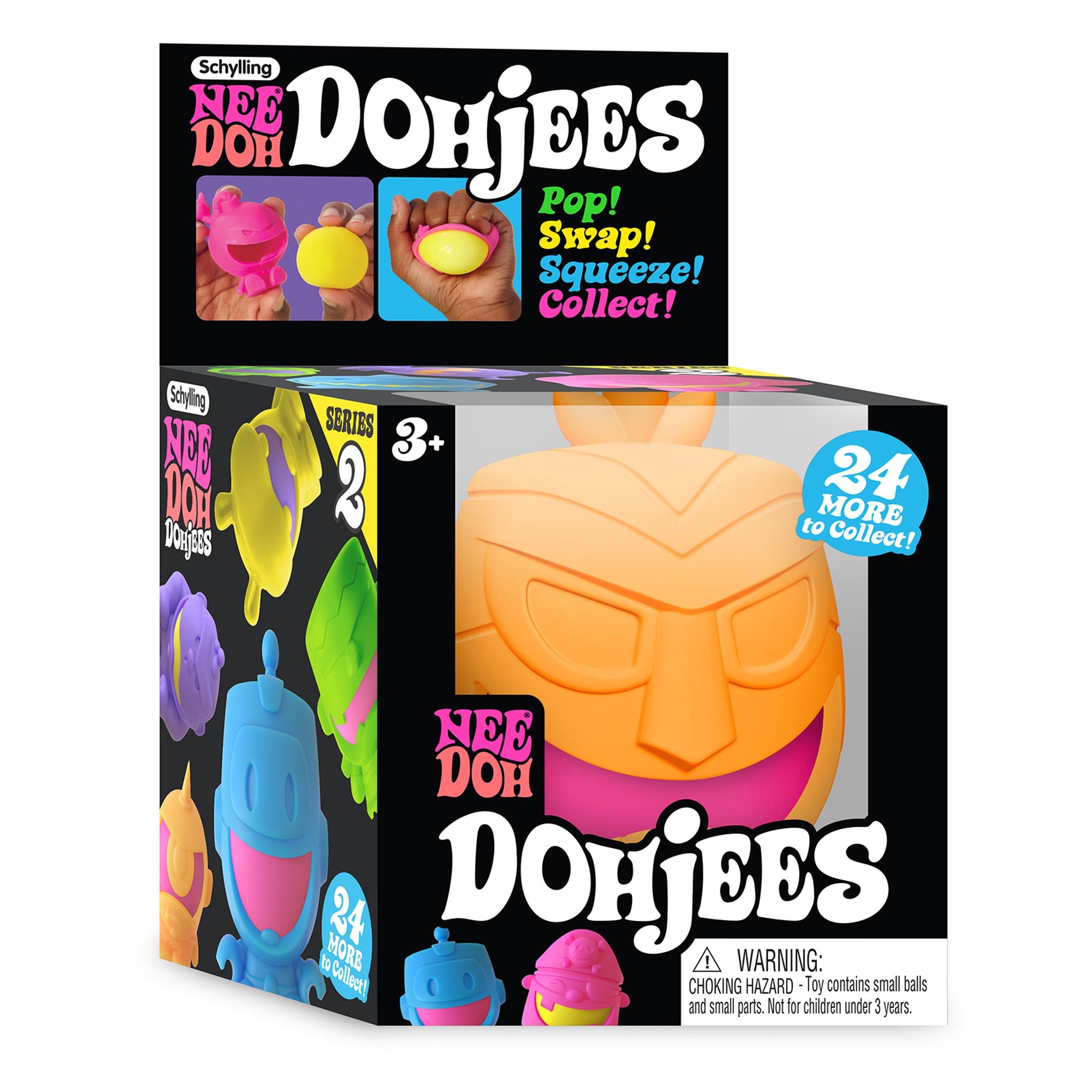 Schylling NeeDoh Dohjees - Assorted Colorful and Fun Stress - Relief Toys