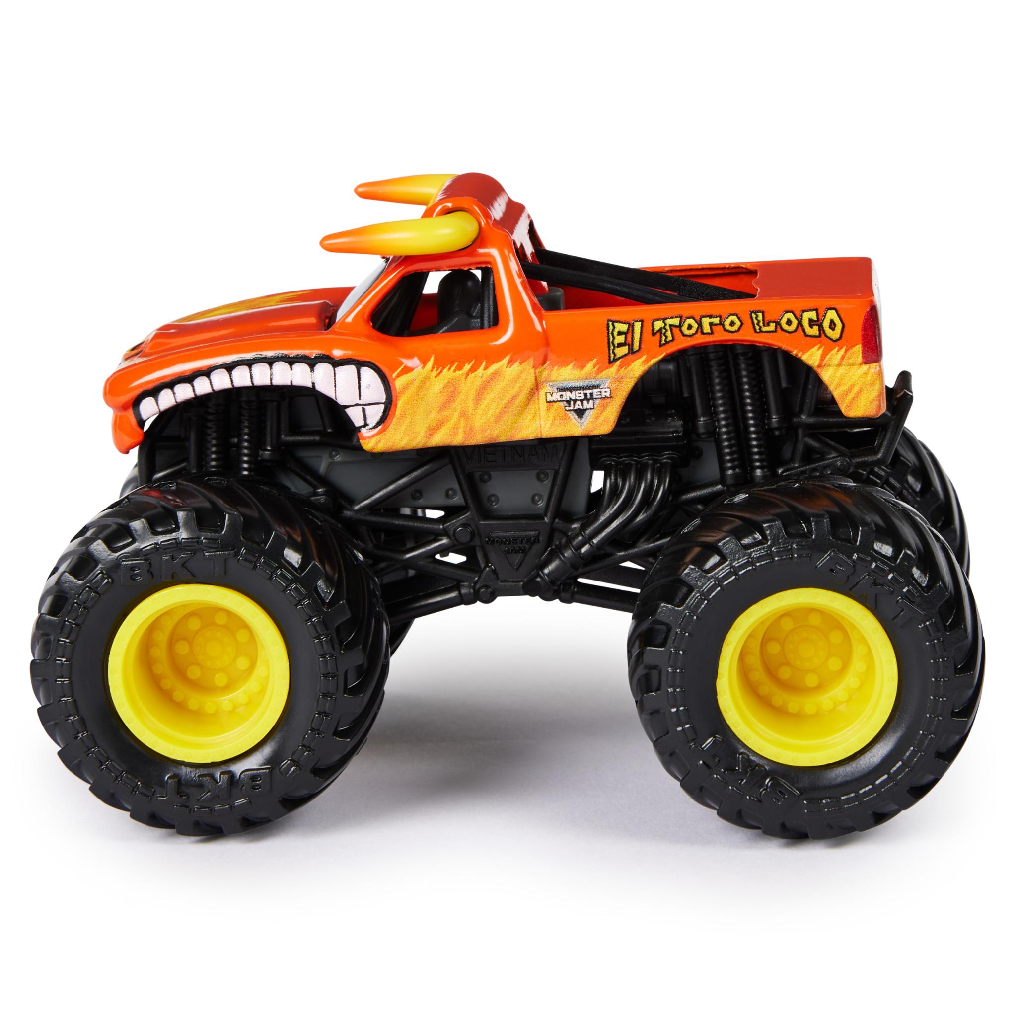 1:64 Scale Monster Jam 2 - Pack: El Toro Loco Battles Monster Mutt