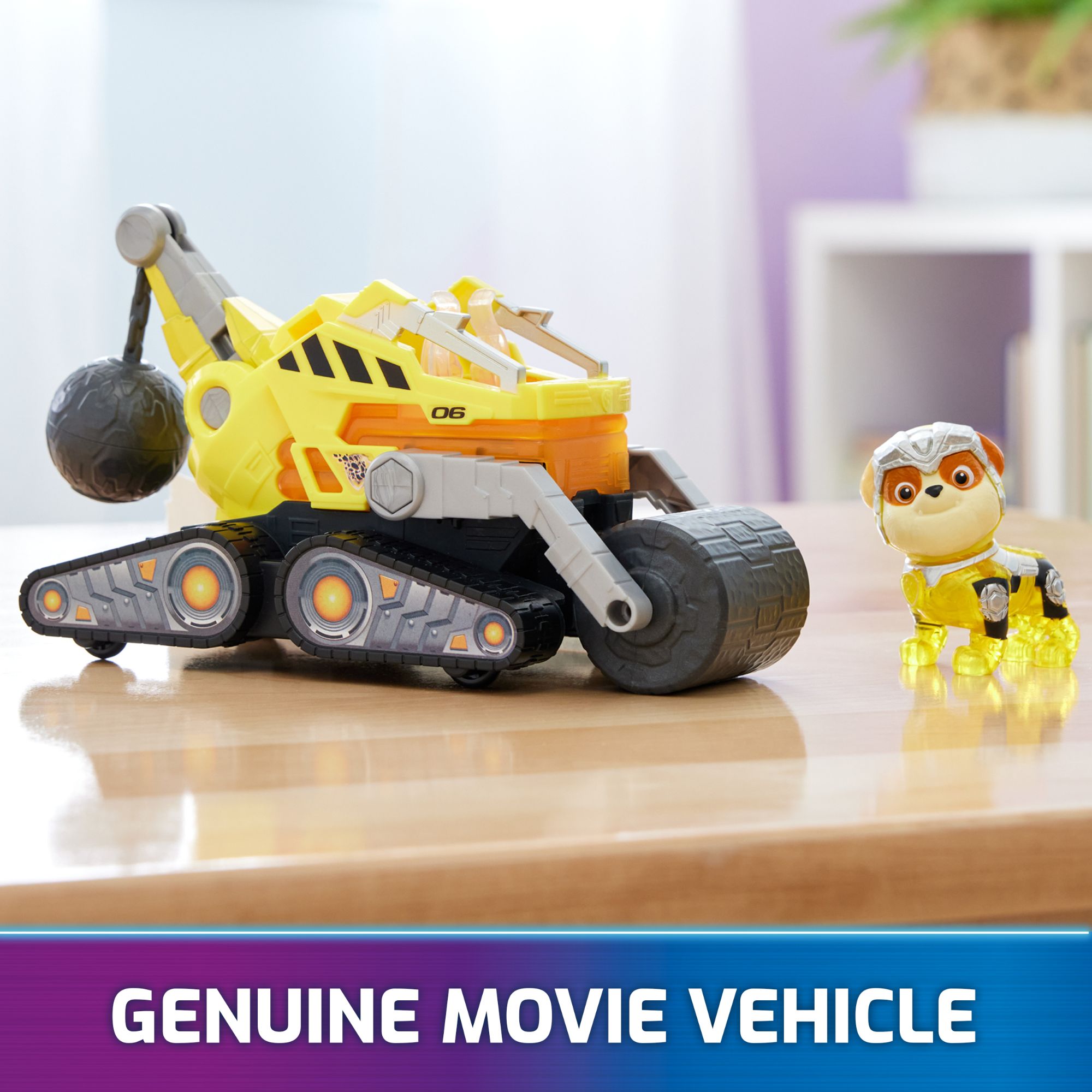 Hot! PAW Patrol The Mighty Movie Rubble's Rescue Vehicle