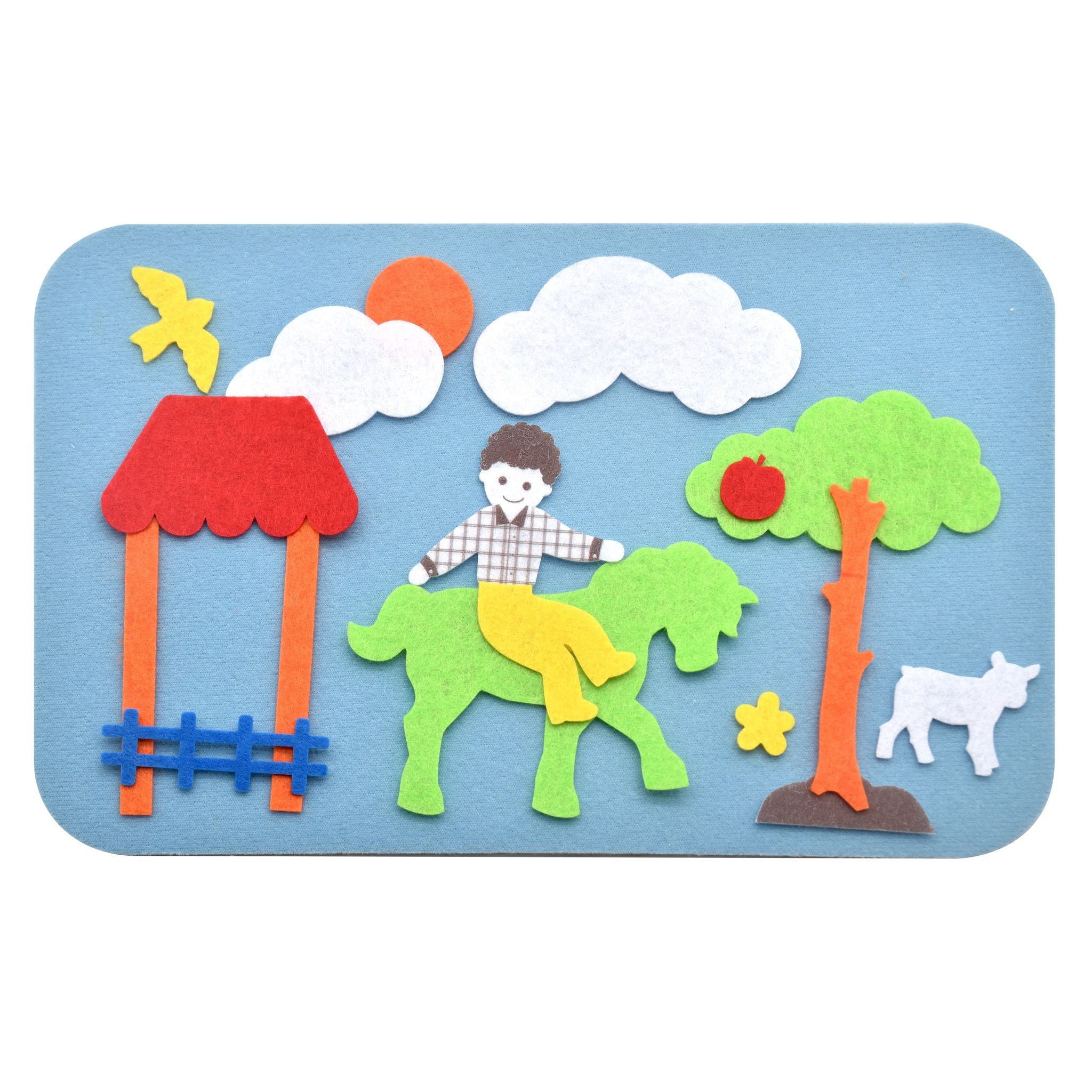 Classic Fuzzy Felt - Delightful Farm Yard Set
