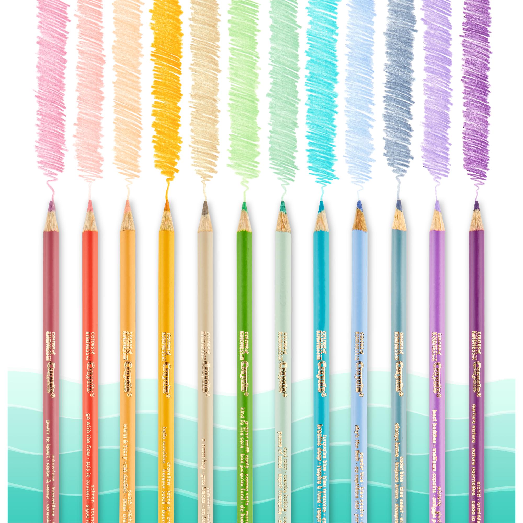 12-Pack Crayola Kindness-Inspired Colored Pencils with Vibrant Shades