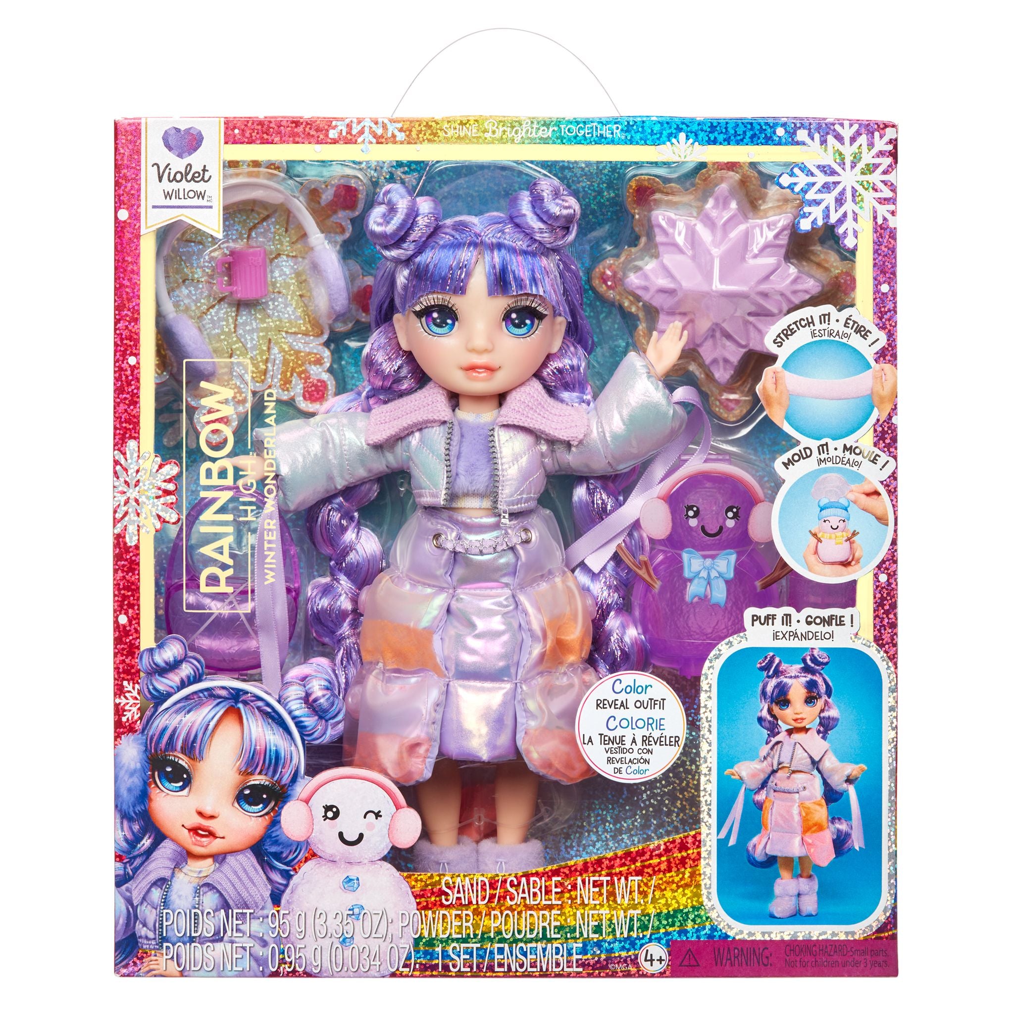 Rainbow High Magical Winter Wonderland Fashion Doll - Violet Willow