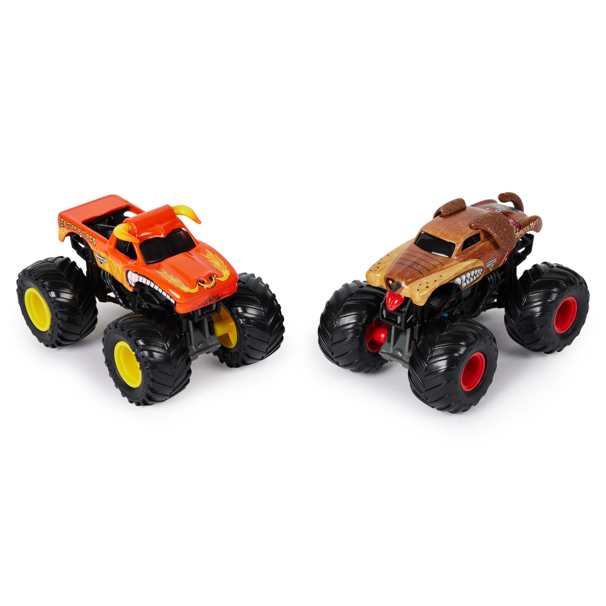 1:64 Scale Monster Jam 2 - Pack: El Toro Loco Battles Monster Mutt