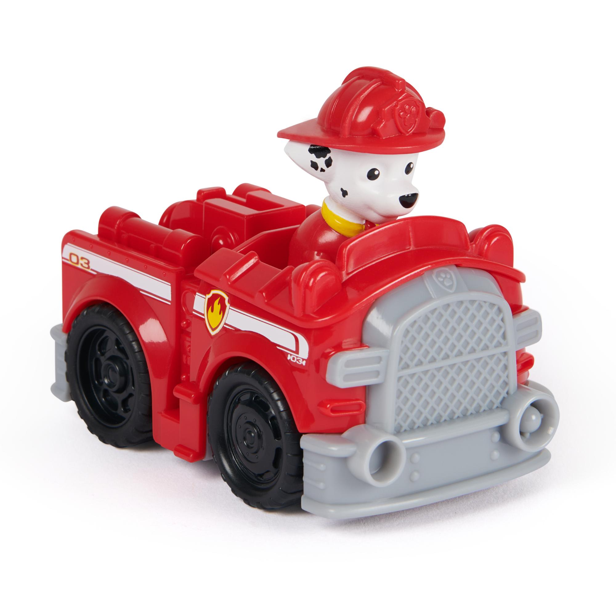 PAW Patrol Marshall Deluxe Rescue Racers - Authentic Toy Cars