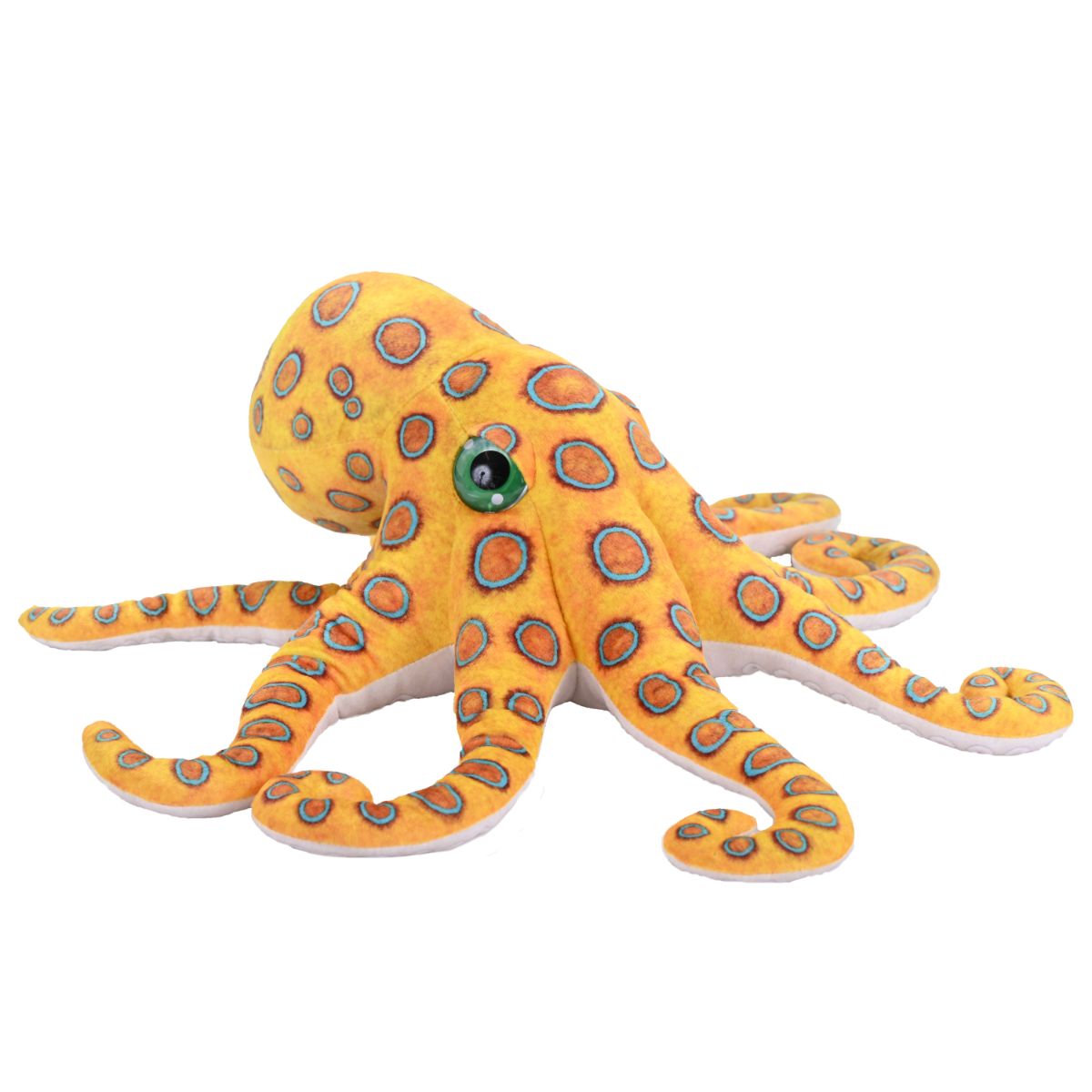 Wild Republic 22-Inch Blue Ringed Living Ocean Octopus Plush
