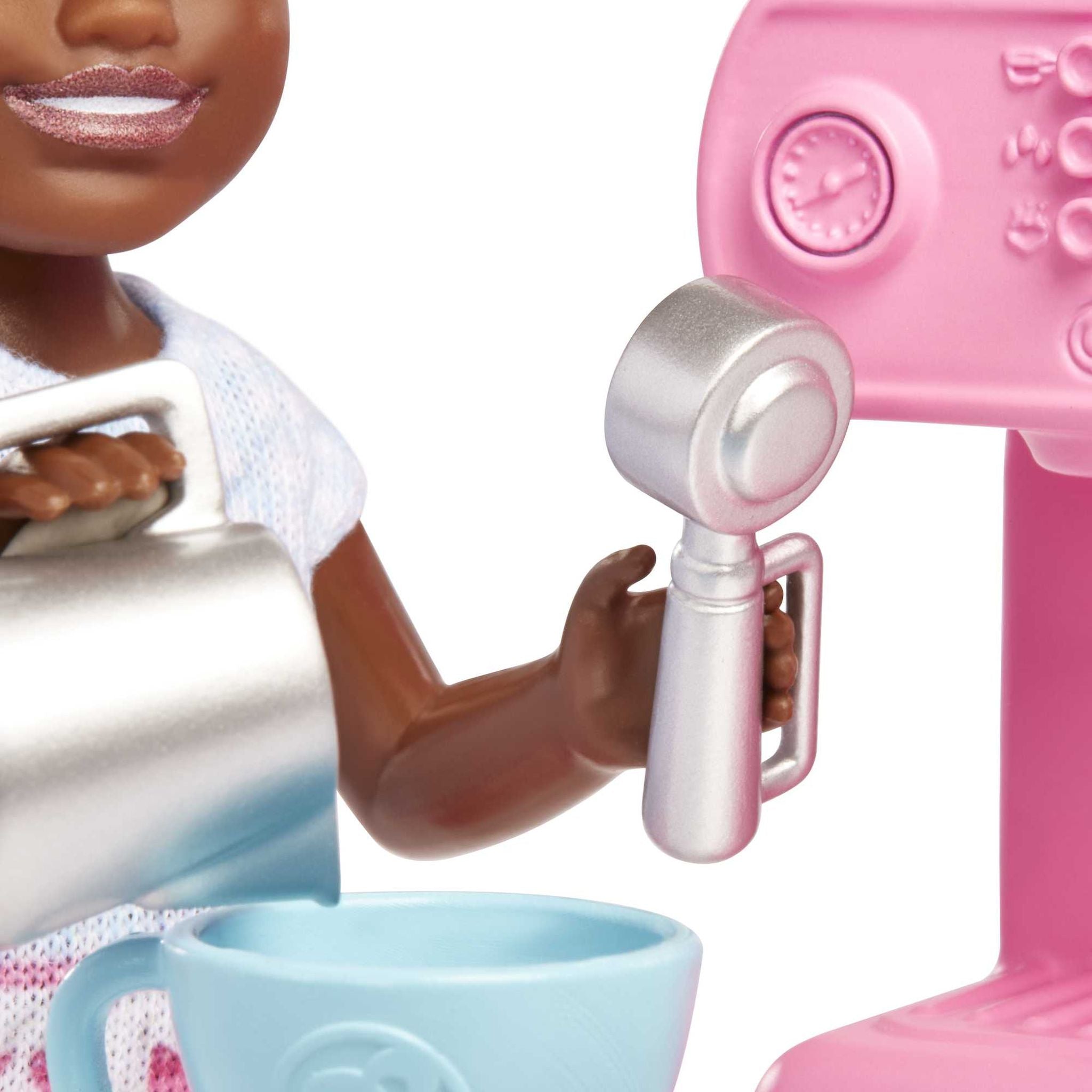 Hot! Barbie Chelsea Can Be Barista Doll