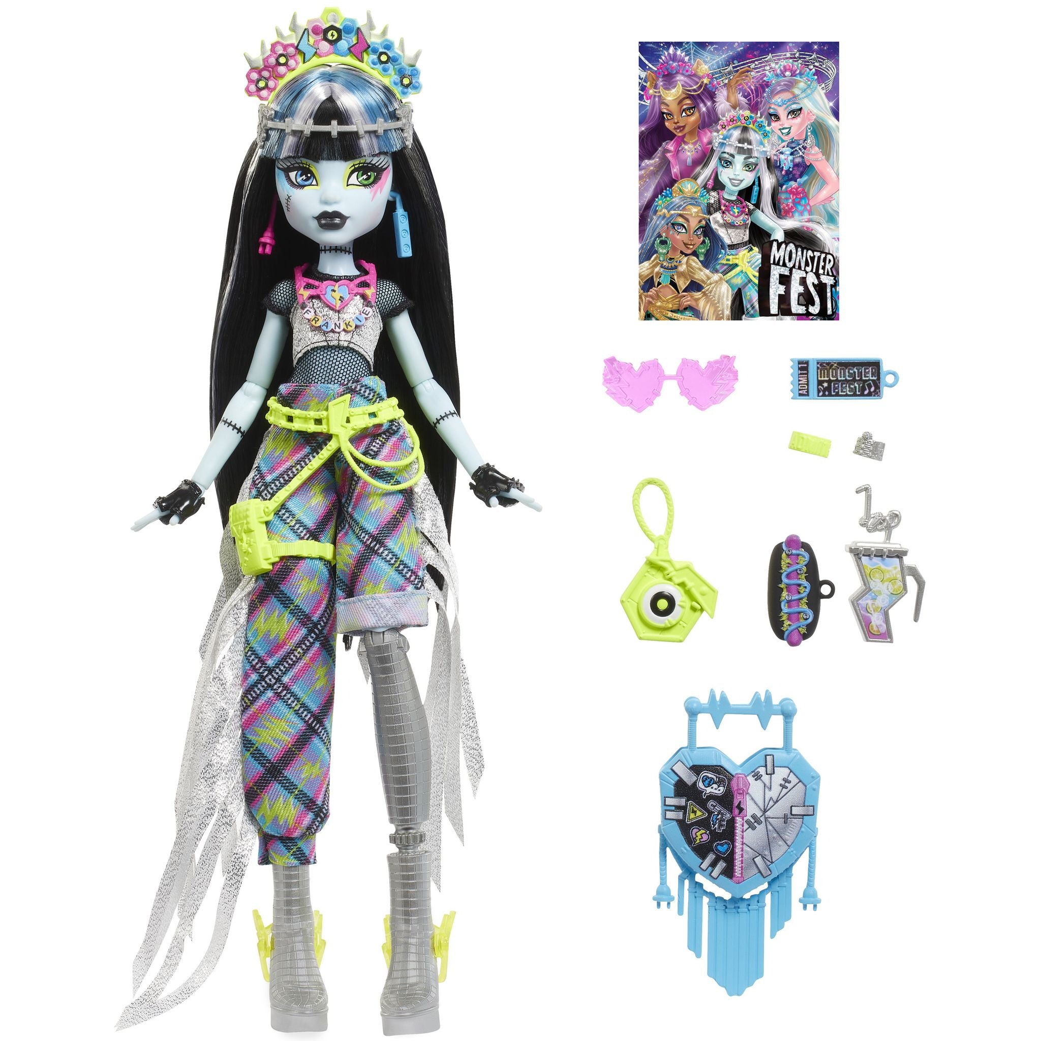 Hot Sale! Monster High Monster Fest Collectible Doll - Frankie Stein for Kids