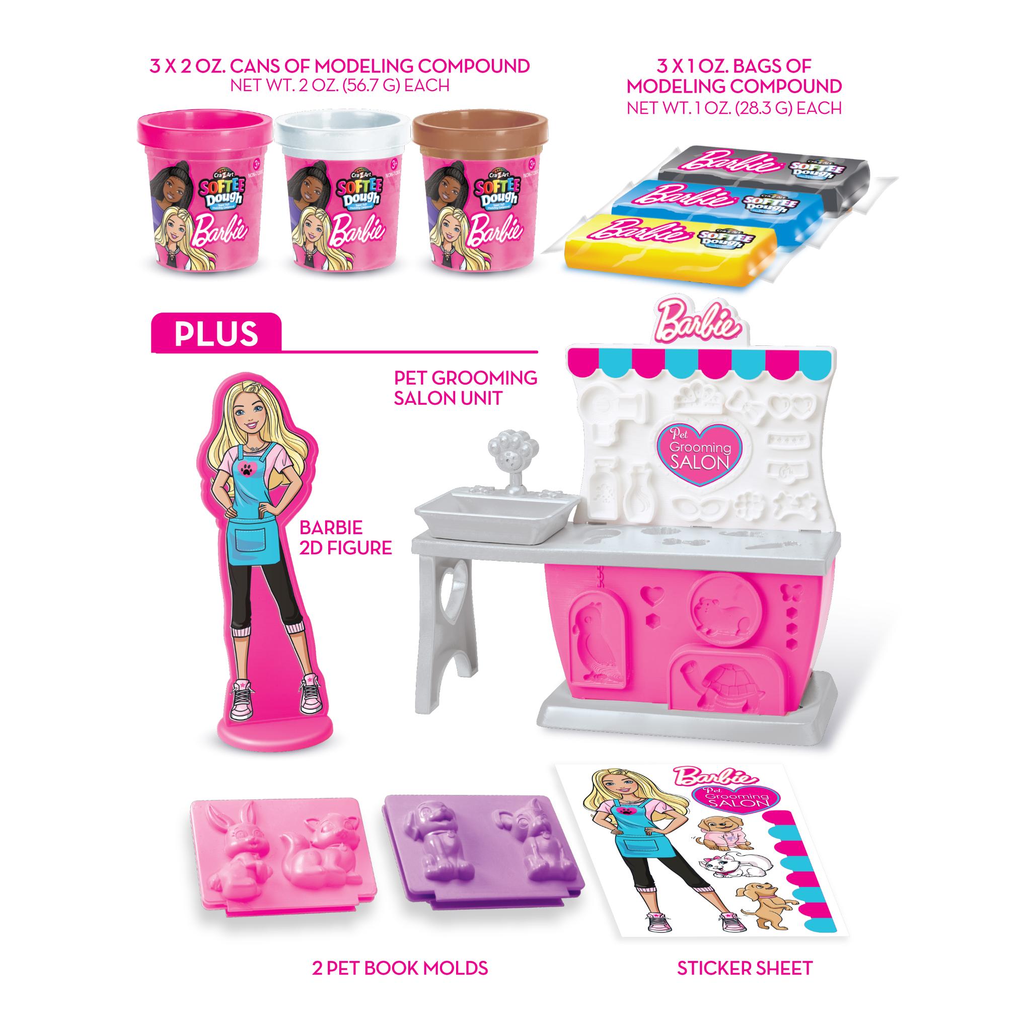 Cra-Z-Art Soft Modeling Dough Set for Barbie Pet Shop Creation