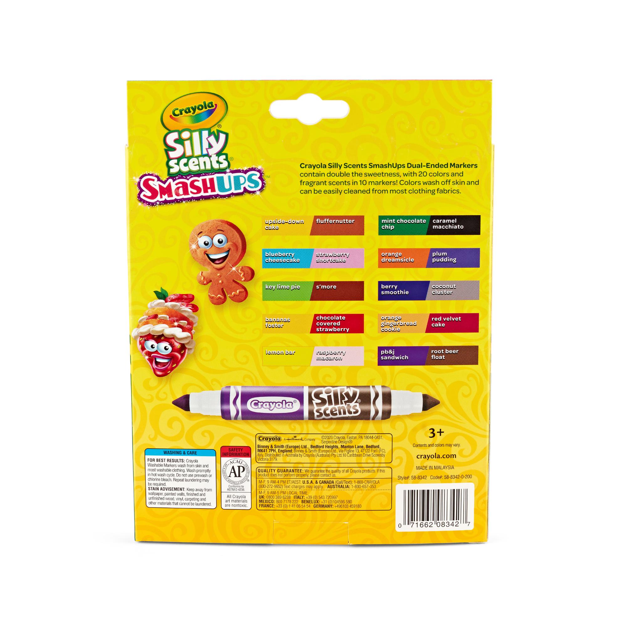 10-Pack Crayola Dual-Ended Smash Ups Markers with Silly Scents