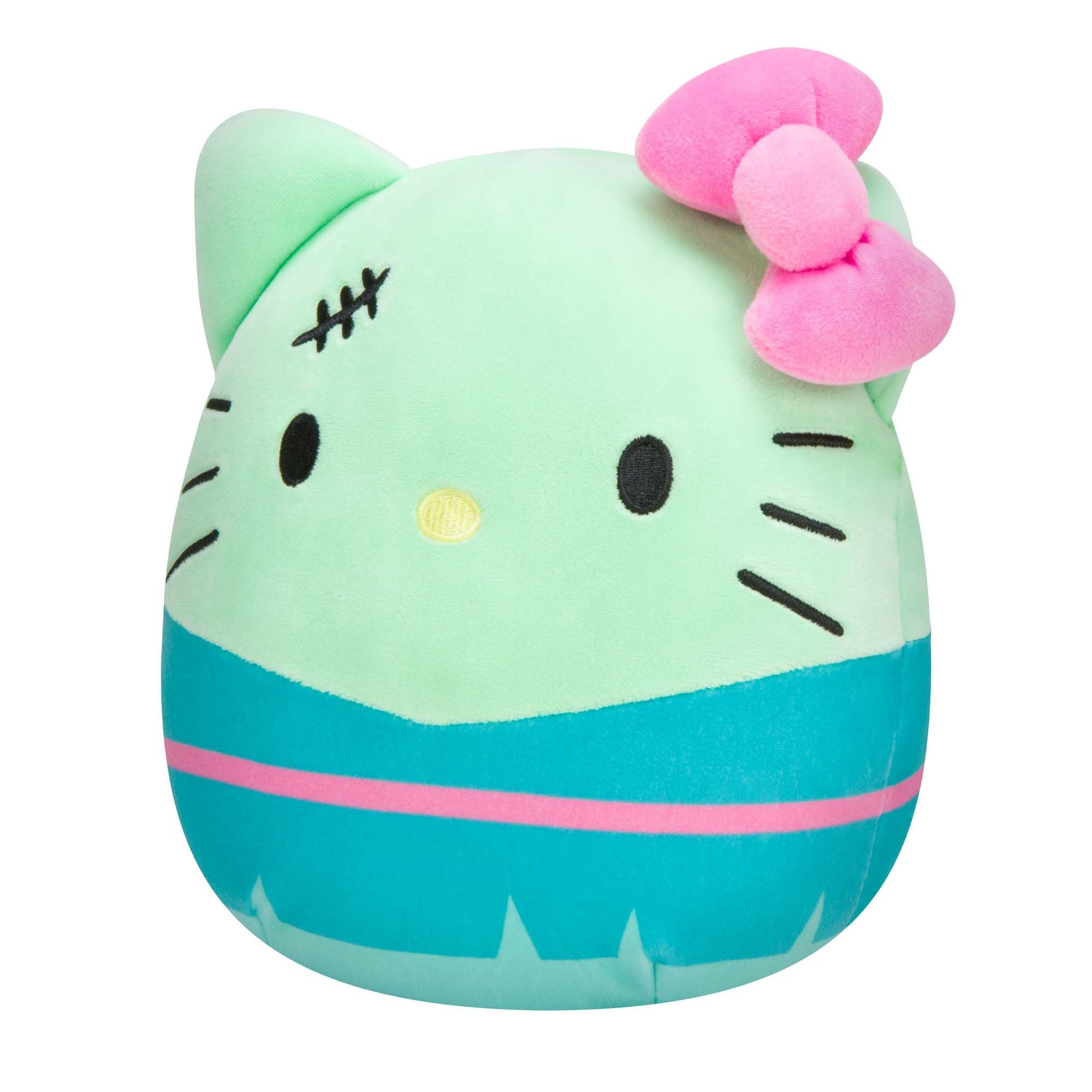 Limited Time Offer! 8-Inch Squishmallows Sanrio Halloween Hello Kitty Frankenkitty Plush Toy