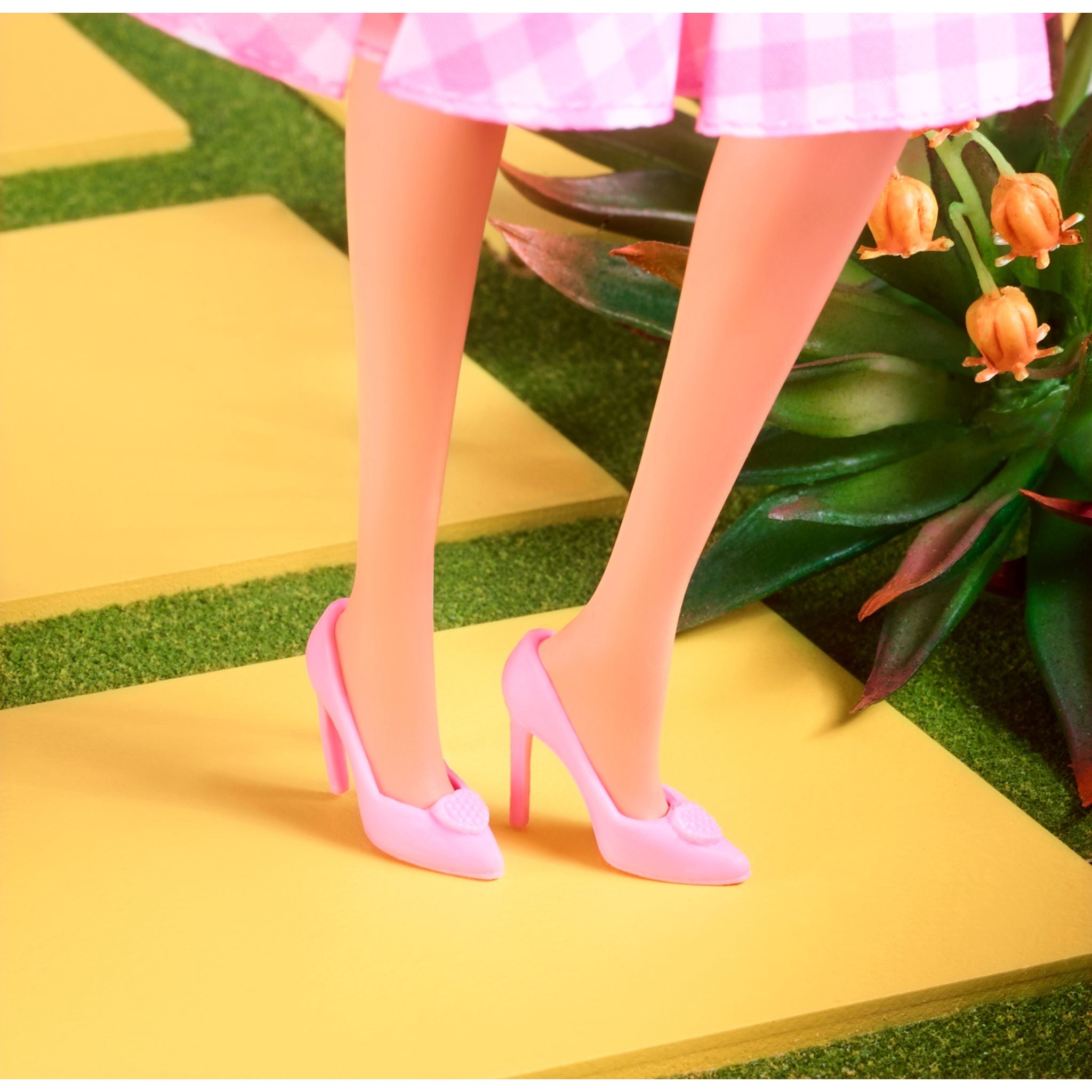 Barbie Doll in Pink Gingham Dress Inspired by Barbie The Movie