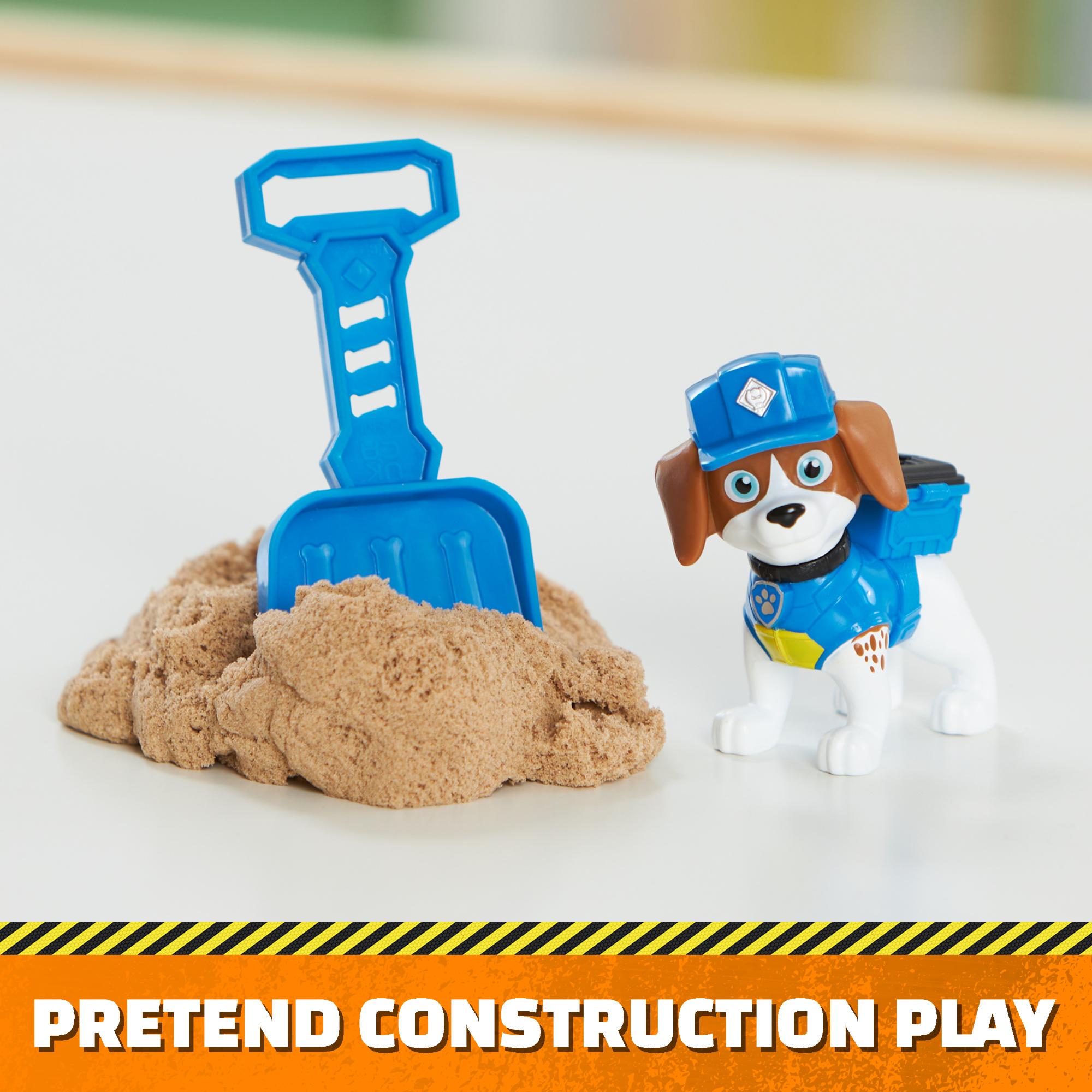 Rubble & Crew Build-It Pack: Charger and Wheeler Action Figures with Kinetic Sand