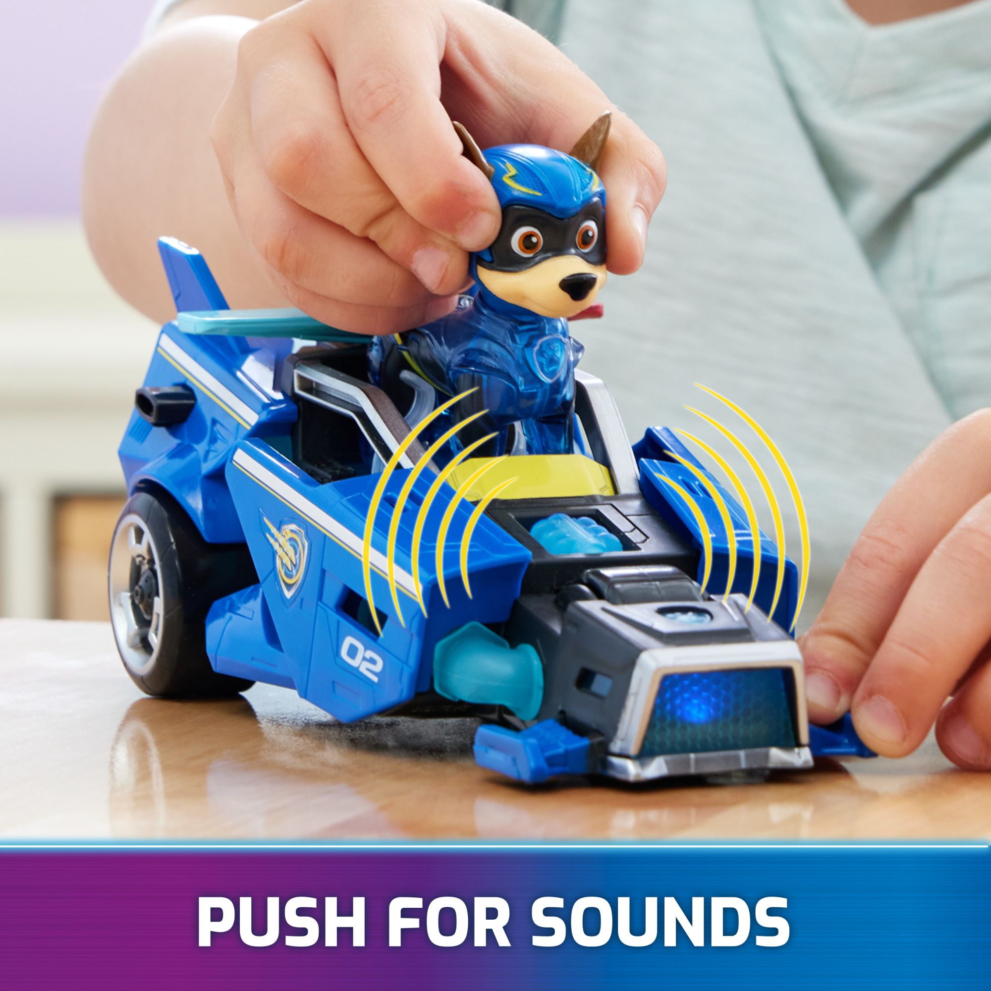 Hot Sale! PAW Patrol The Mighty Movie Themed Chase Police Rescue Vehicle Toy