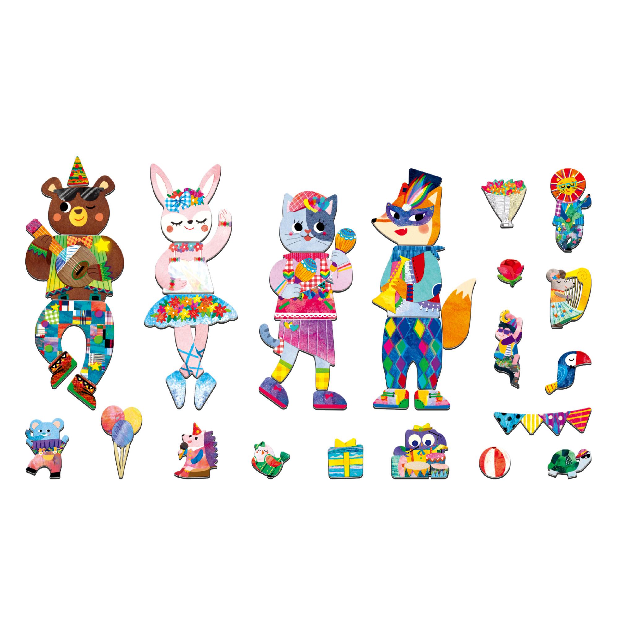MierEdu Travel - Musical Animal Themed Magnetic Box for Kids