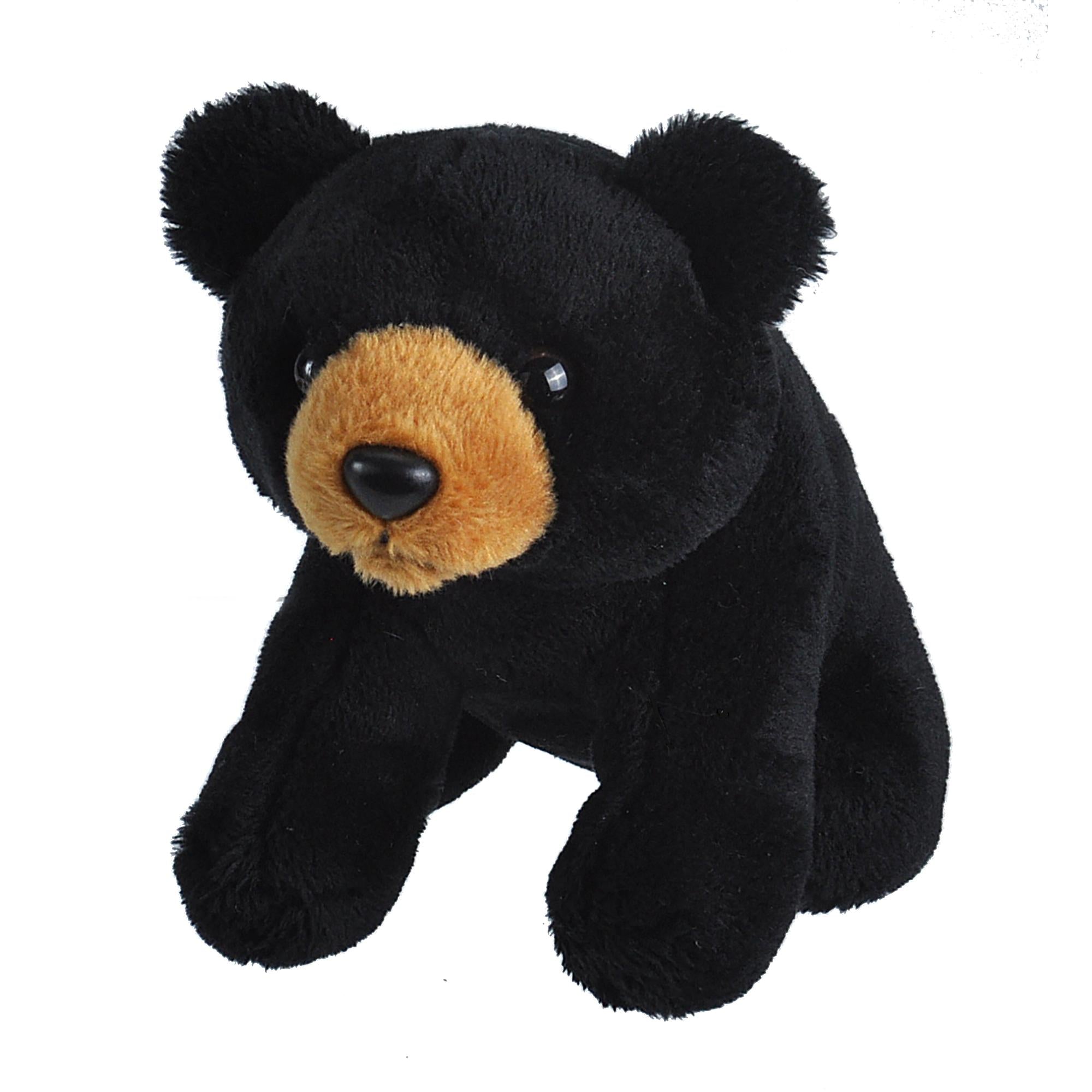 5 - Inch Wild Republic Pocket - Sized Black Bear Plush Toy