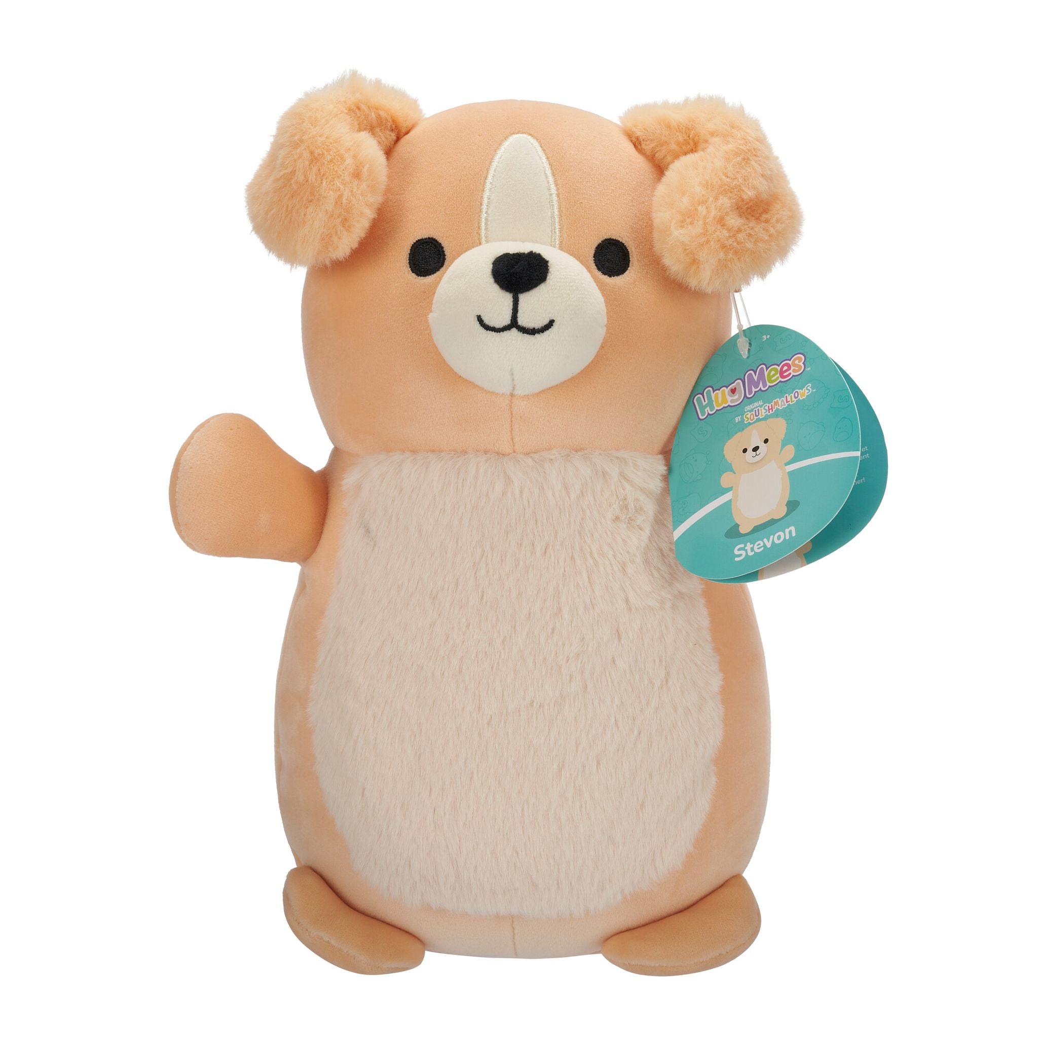 10-Inch Squishmallows Hugmees Plush - Stevon the Tan Labrador Retriever