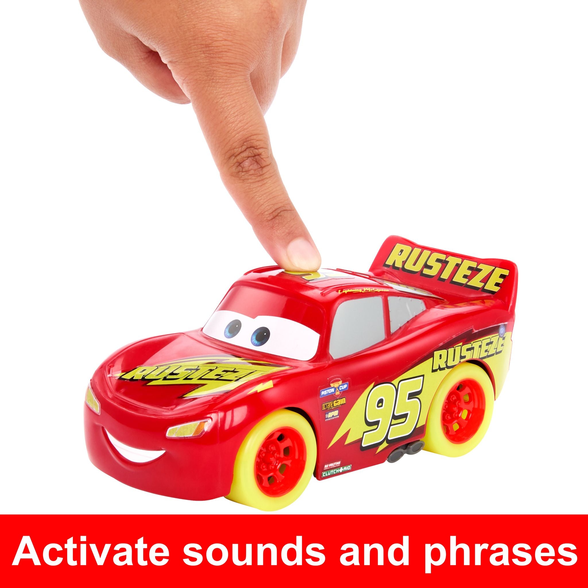 Disney Pixar Cars Glow-in-the-Dark Track Talkers 2-Pack: Lightning McQueen & Jackson Storm