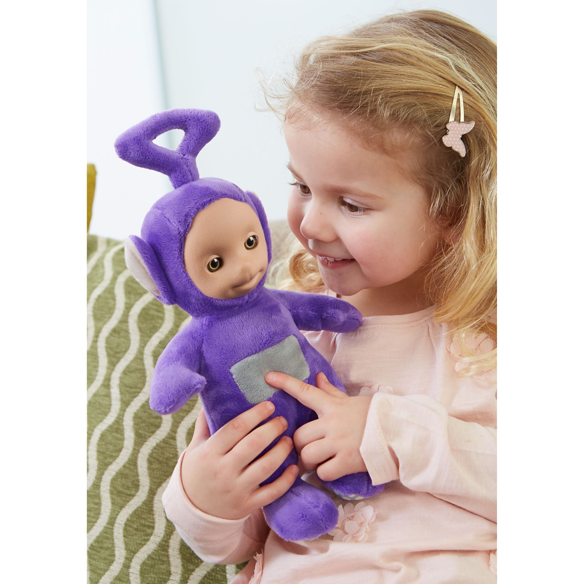 8-Inch Teletubbies Talking Tinky Winky Soft Plush Toy