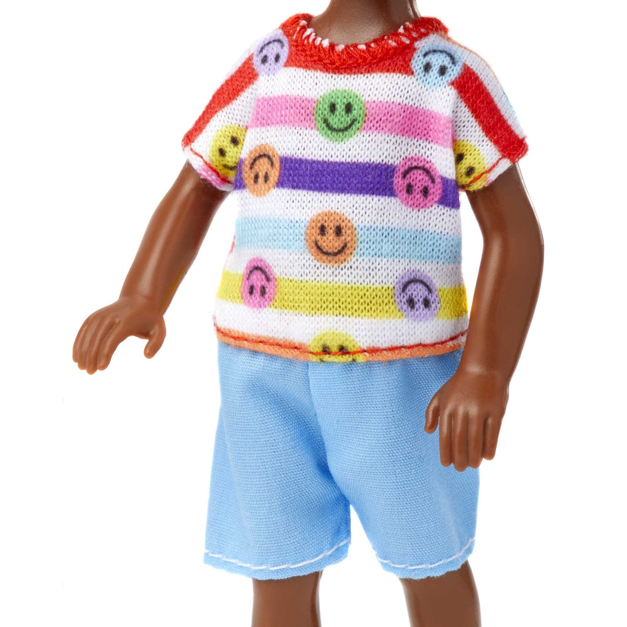 Barbie Club Chelsea Doll with Removable Smiley - Face Shirt