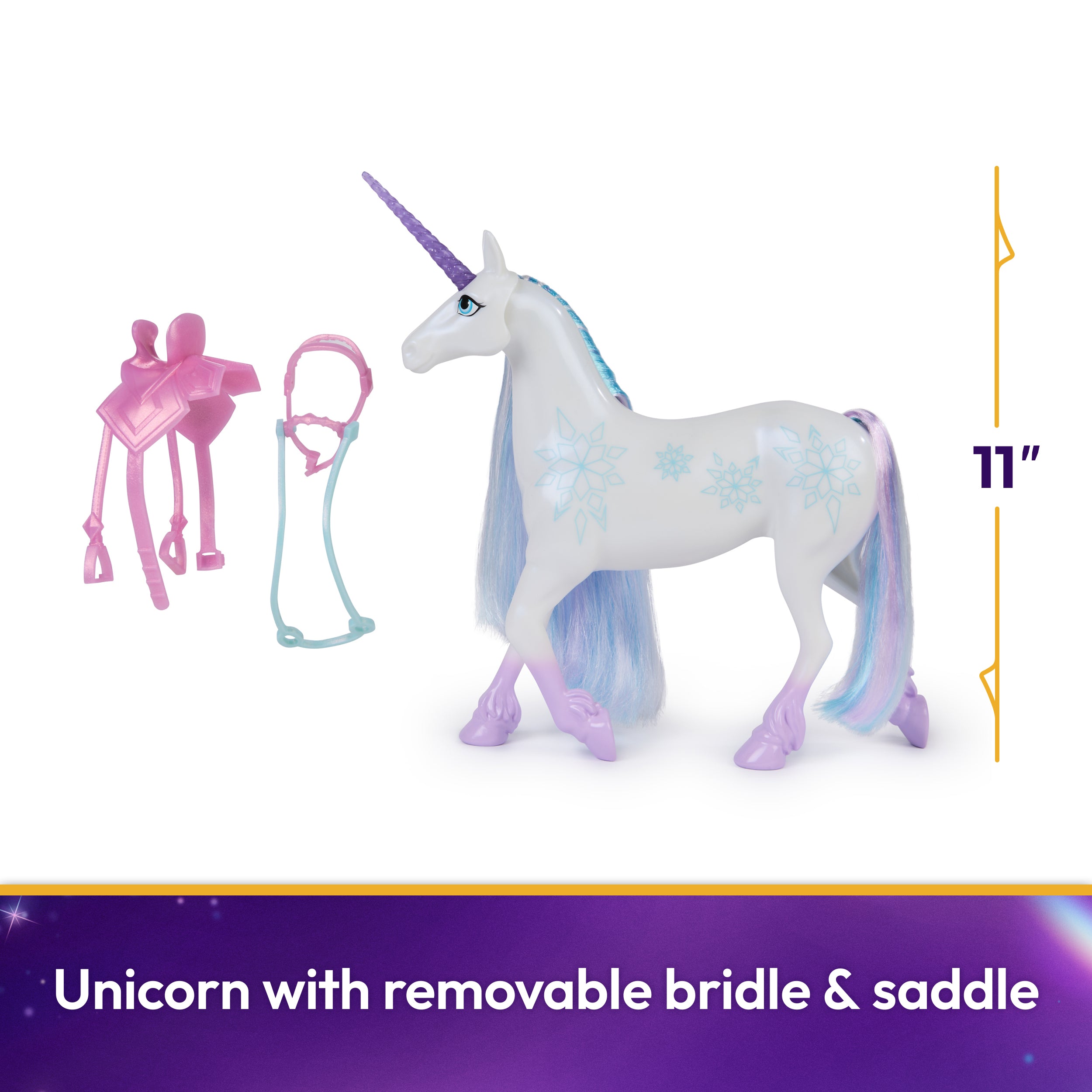 11-Inch Unicorn Academy Glacier Doll - Perfect Gift!