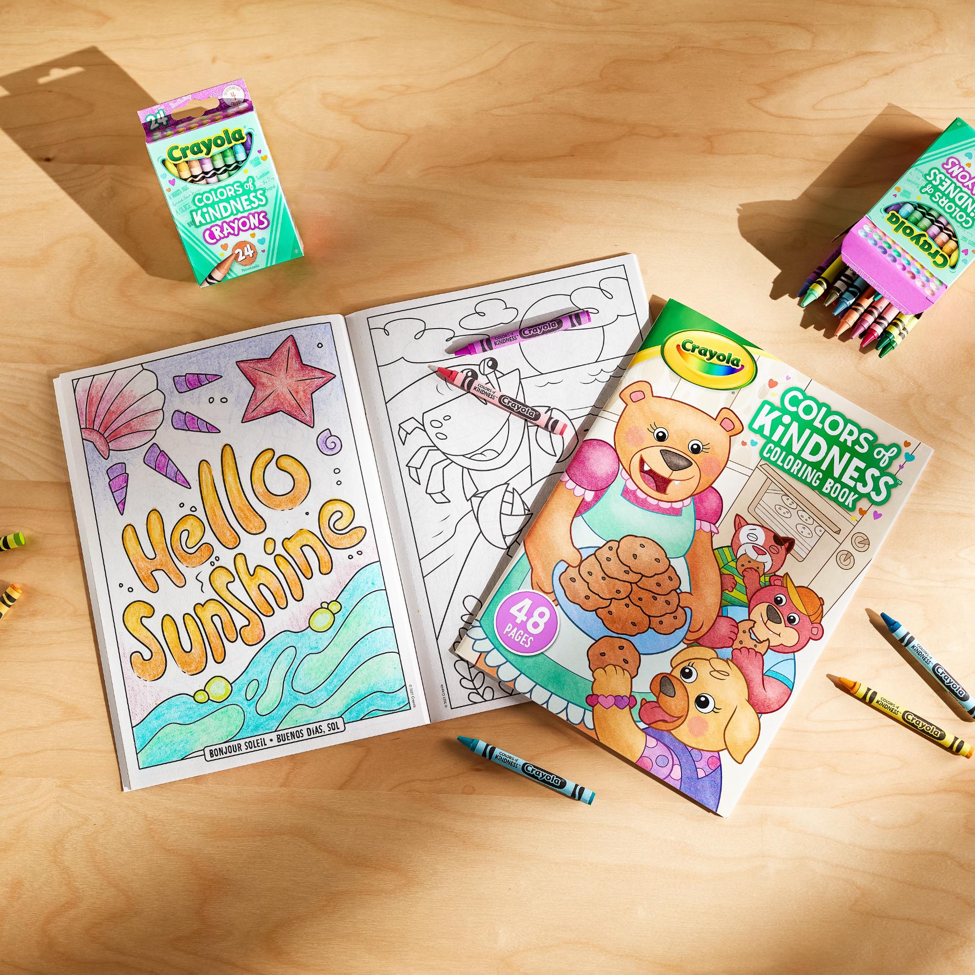 Crayola 48-Page Coloring Book: Colors of Kindness - Ideal Gift for All Ages