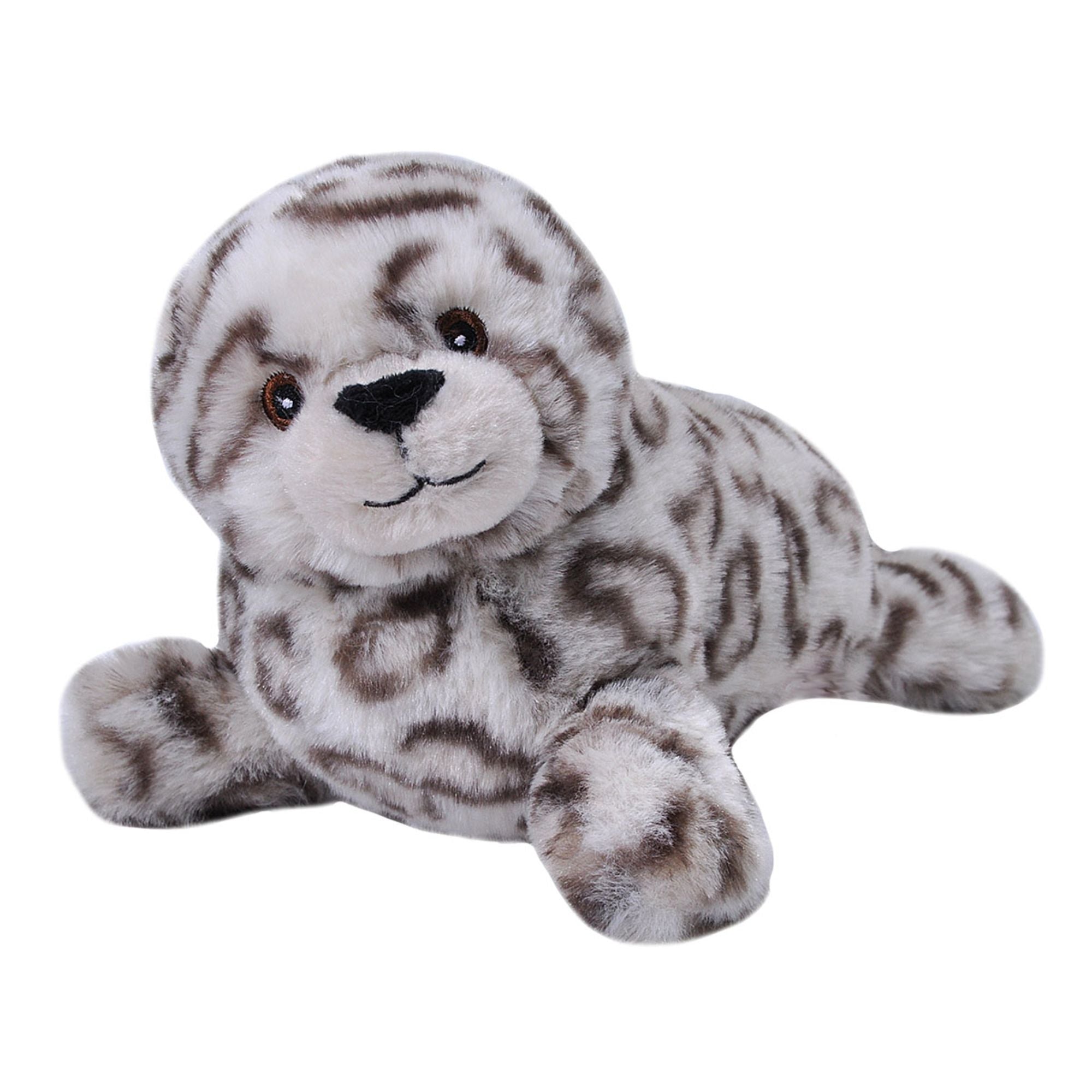 Wild Republic 8-Inch Mini Harbor Seal Plush Toy from Ecokins - Eco-Friendly & Recycled