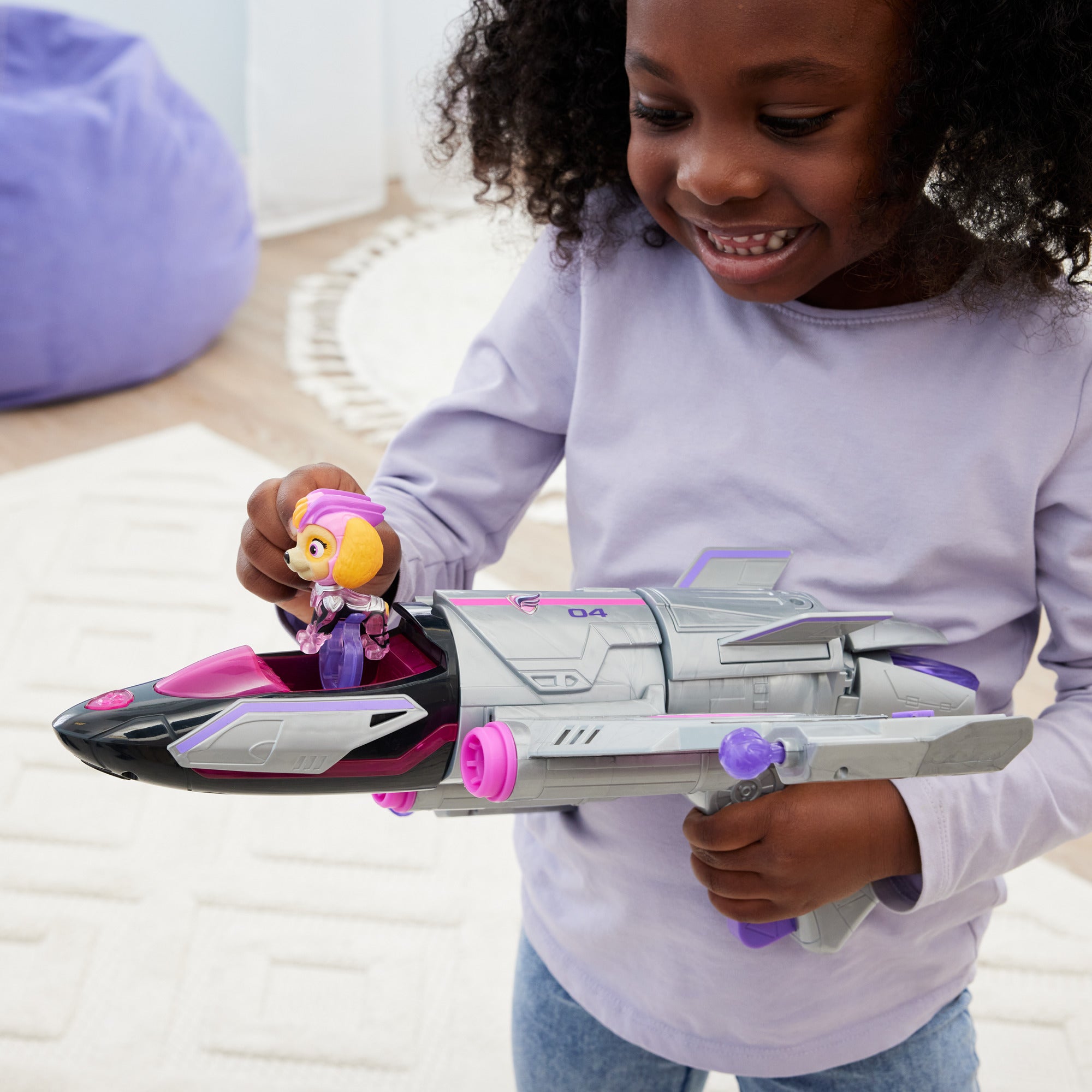 PAW Patrol Mighty Movie Skye's Rescue Jet - Ideal Gift for Kids