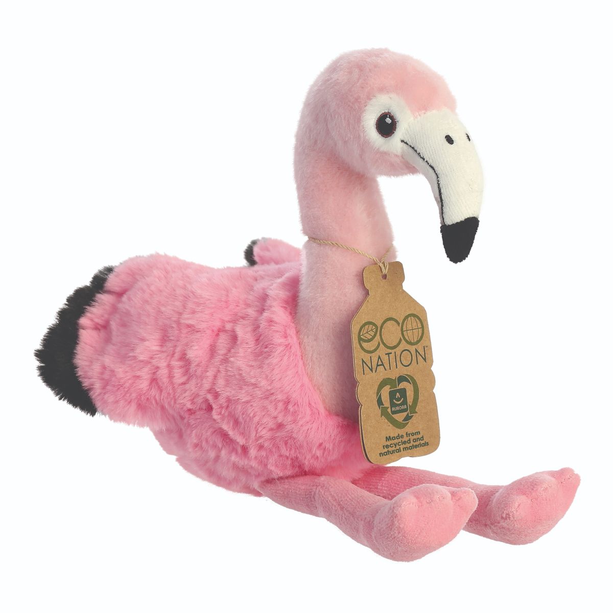 Aurora Eco Nation Flamingo Plush - Sustainable & Soft!