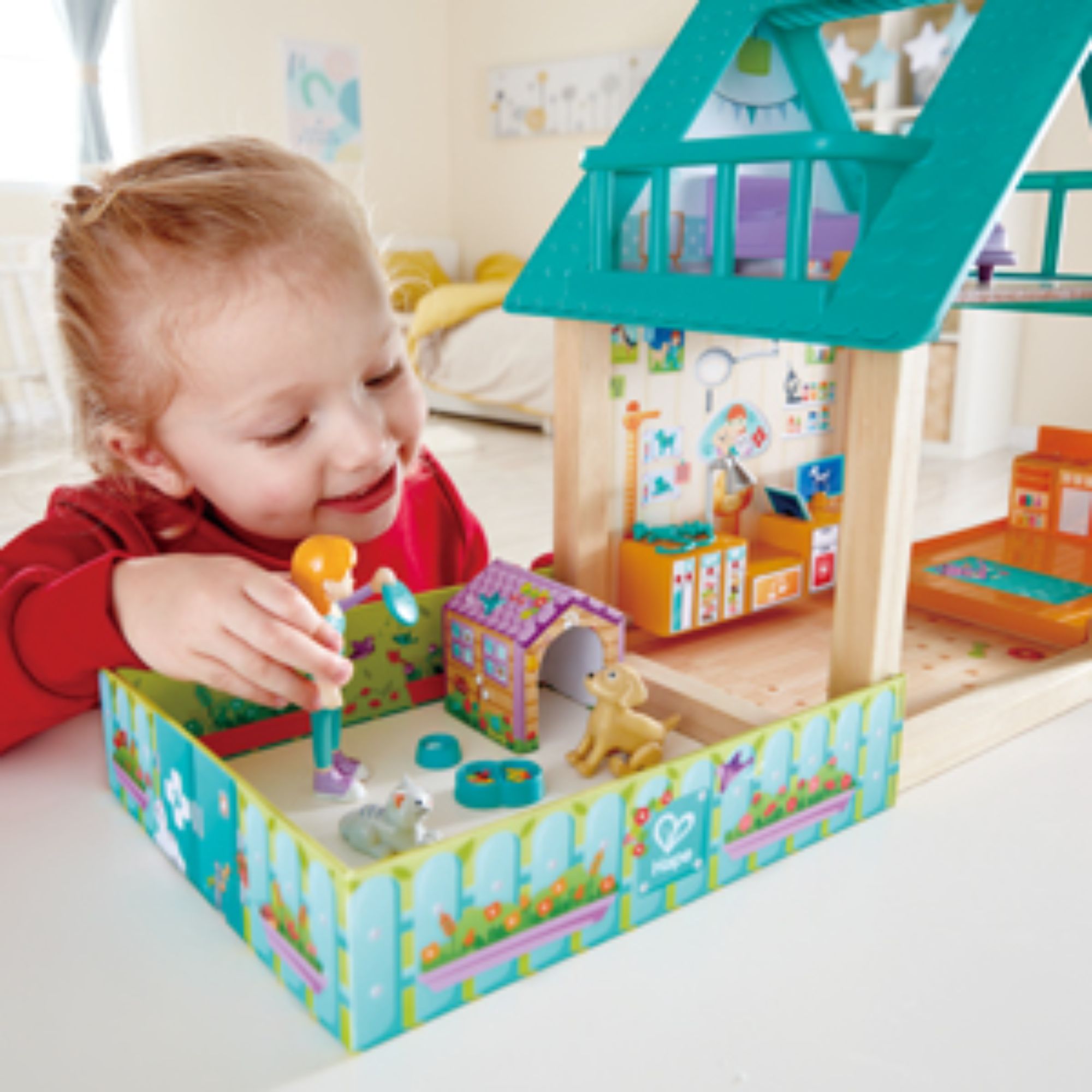 Hape Kids' Adventure Furry Friend Vet Set - Perfect Gift for Young Pet Lovers