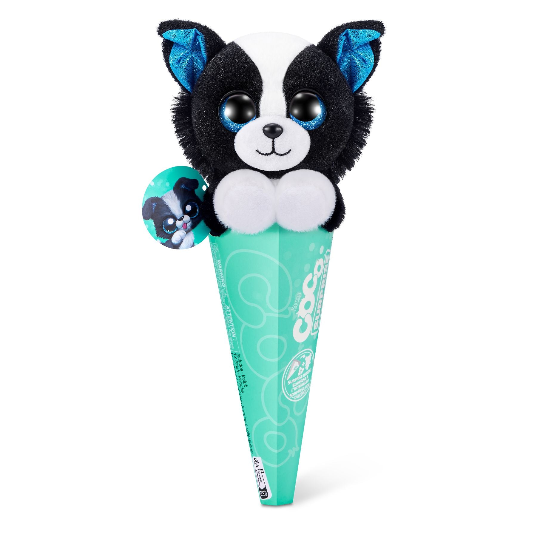 ZURU Classic Coco Surprise Poncho with Adorable Cone Plush Pets