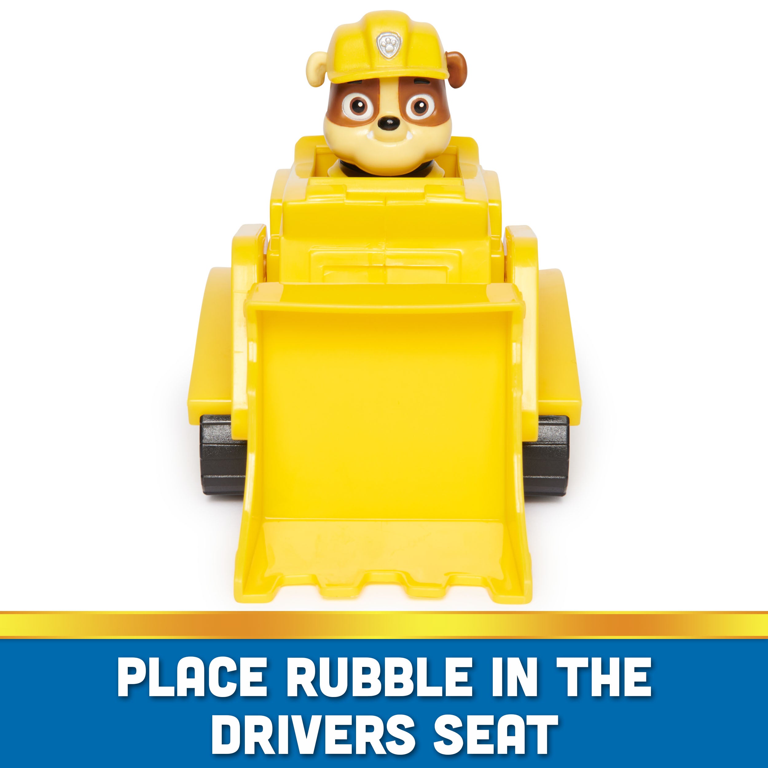 PAW Patrol Rubble's Bulldozer - Sustainable Construction Toy Vehicle for Kids