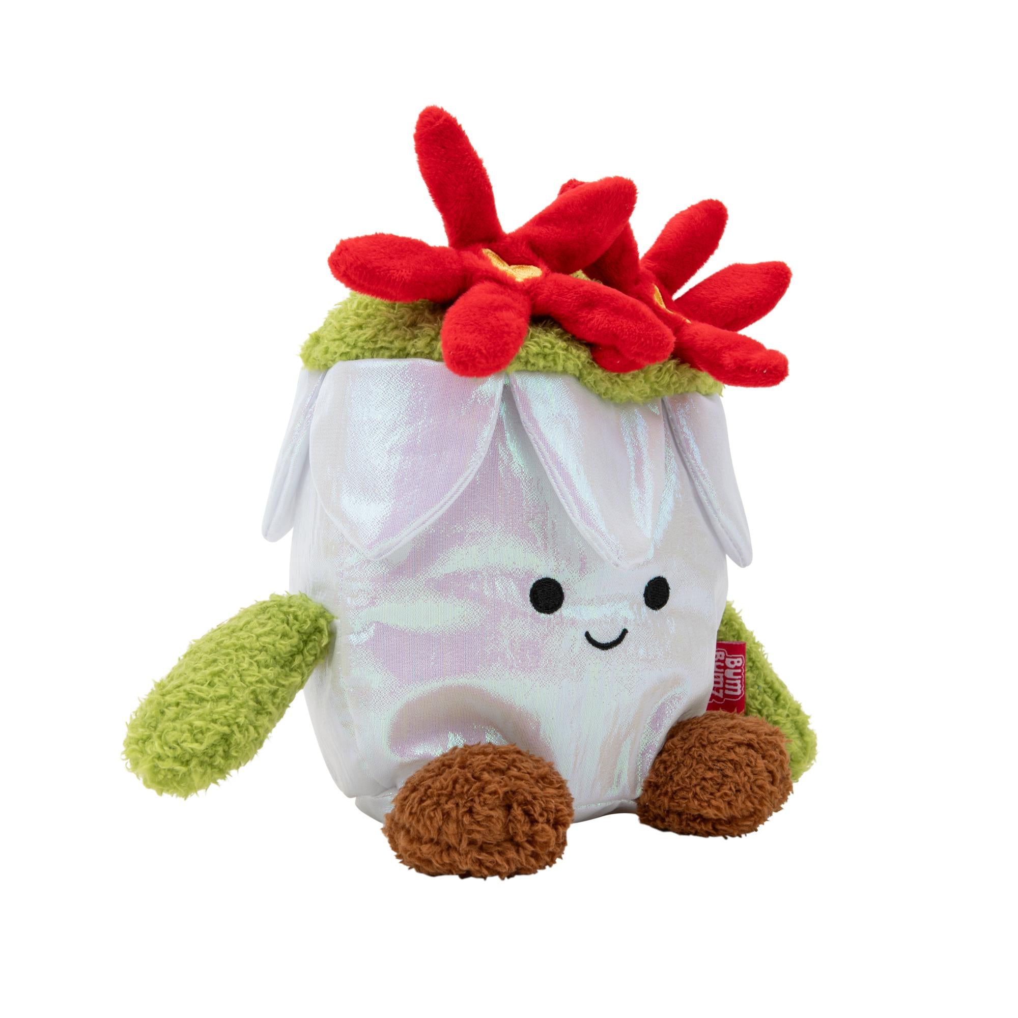Limited - Time Offer! 7.5 - Inch Bumbumz Plush Holidaybumz Poinsettia Ponti
