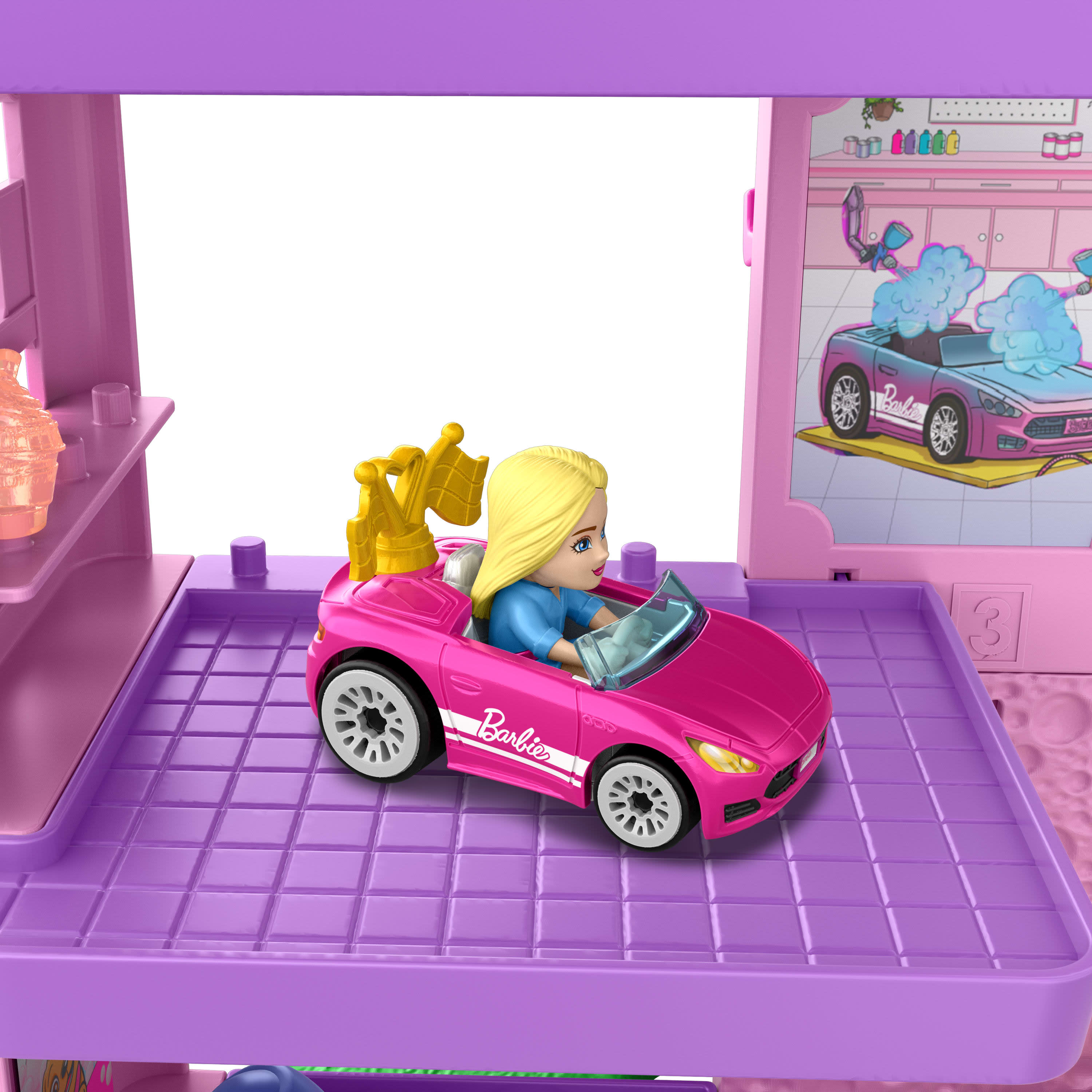 Hot Wheels RacerVerse Barbie Spiral Race Track Set - Super Fun Adventure!
