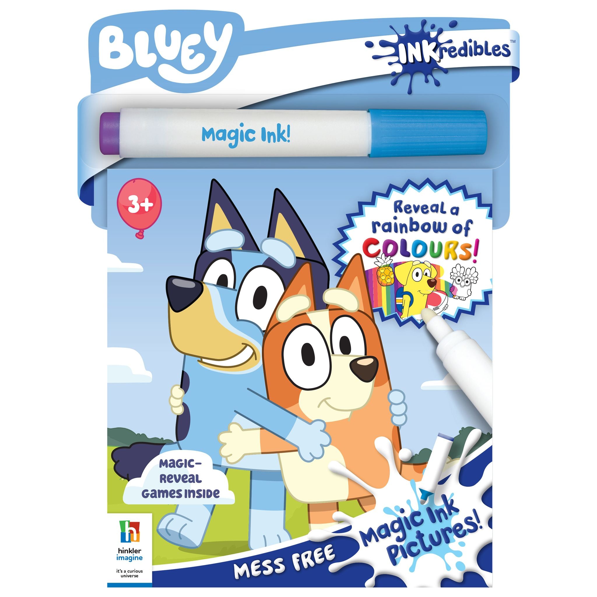 Hot! Inkredibles Bluey Magic Ink Activity Book