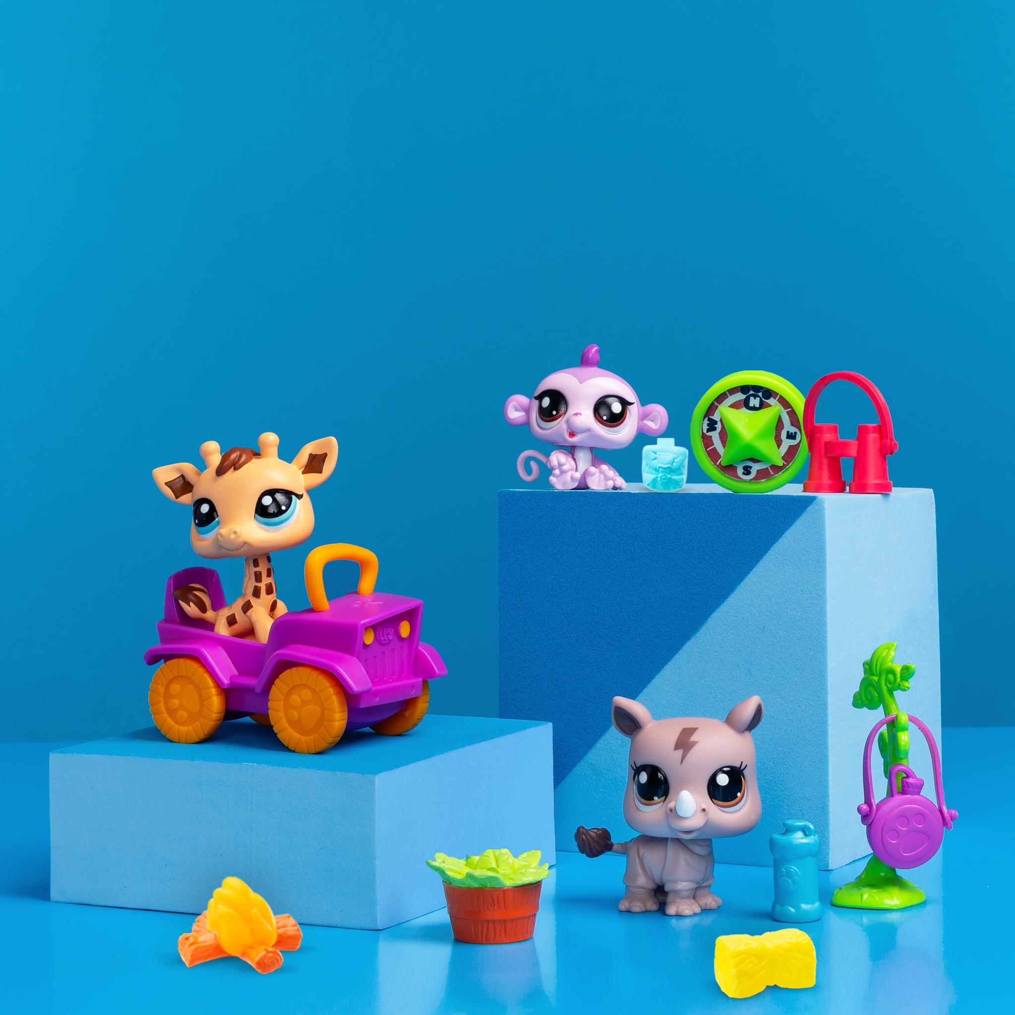 Hot! Littlest Pet Shop Safari Play Pack - Gen 7