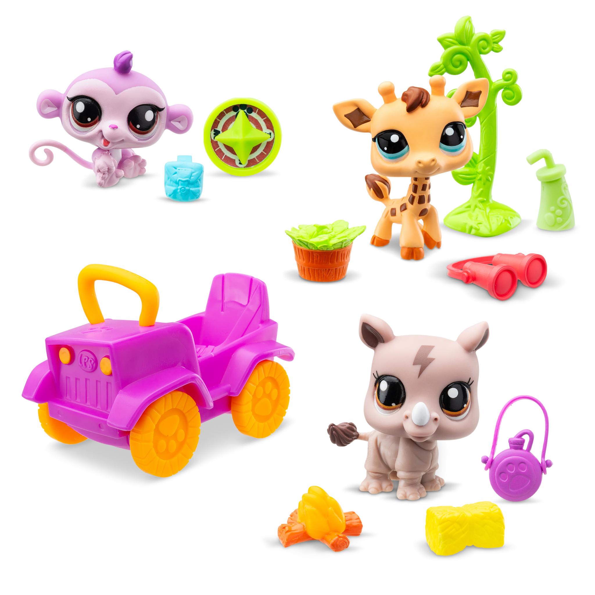Hot! Littlest Pet Shop Safari Play Pack - Gen 7