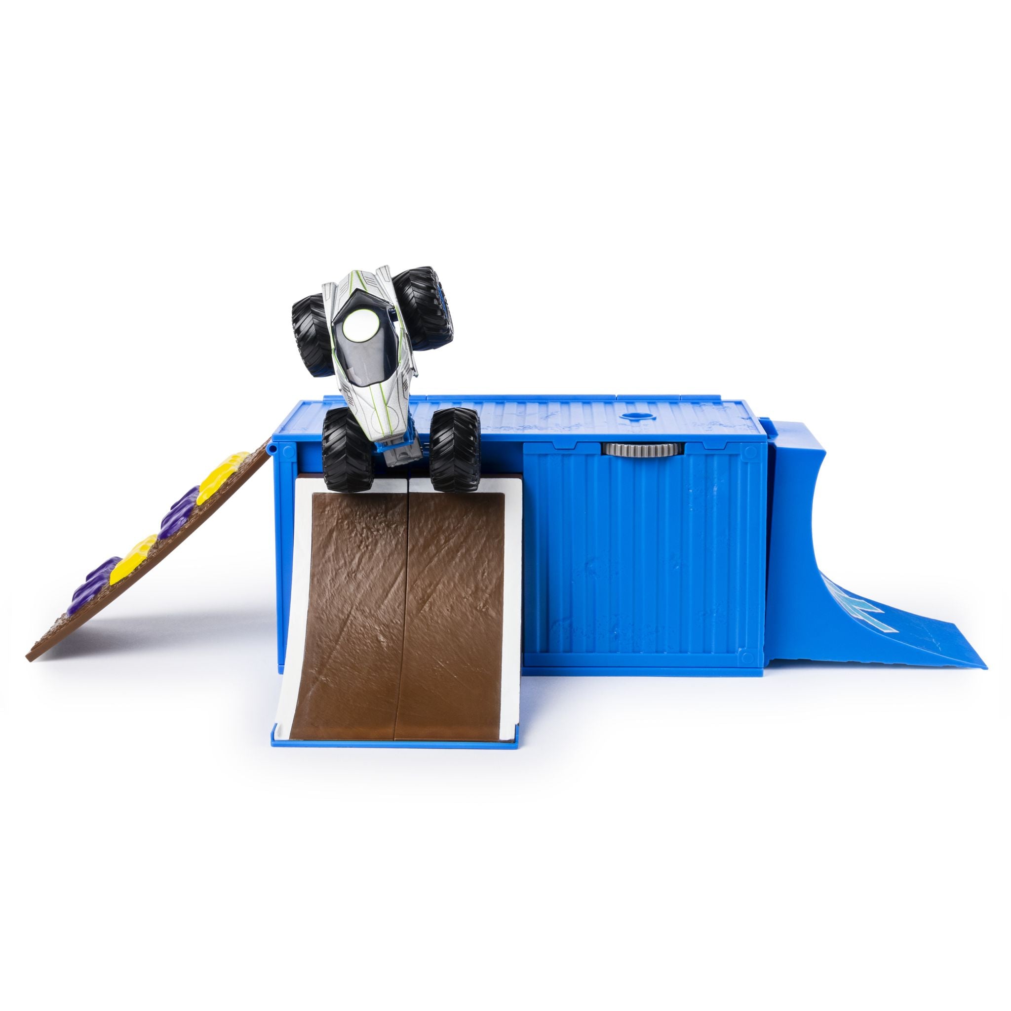 Exclusive Monster Jam Ship It & Flip It Foldable Playset for Kids