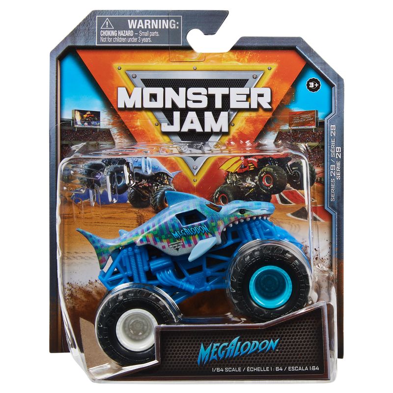 Monster Jam 1:64 Megalodon Monster Truck - Series 31, Great Collectible!