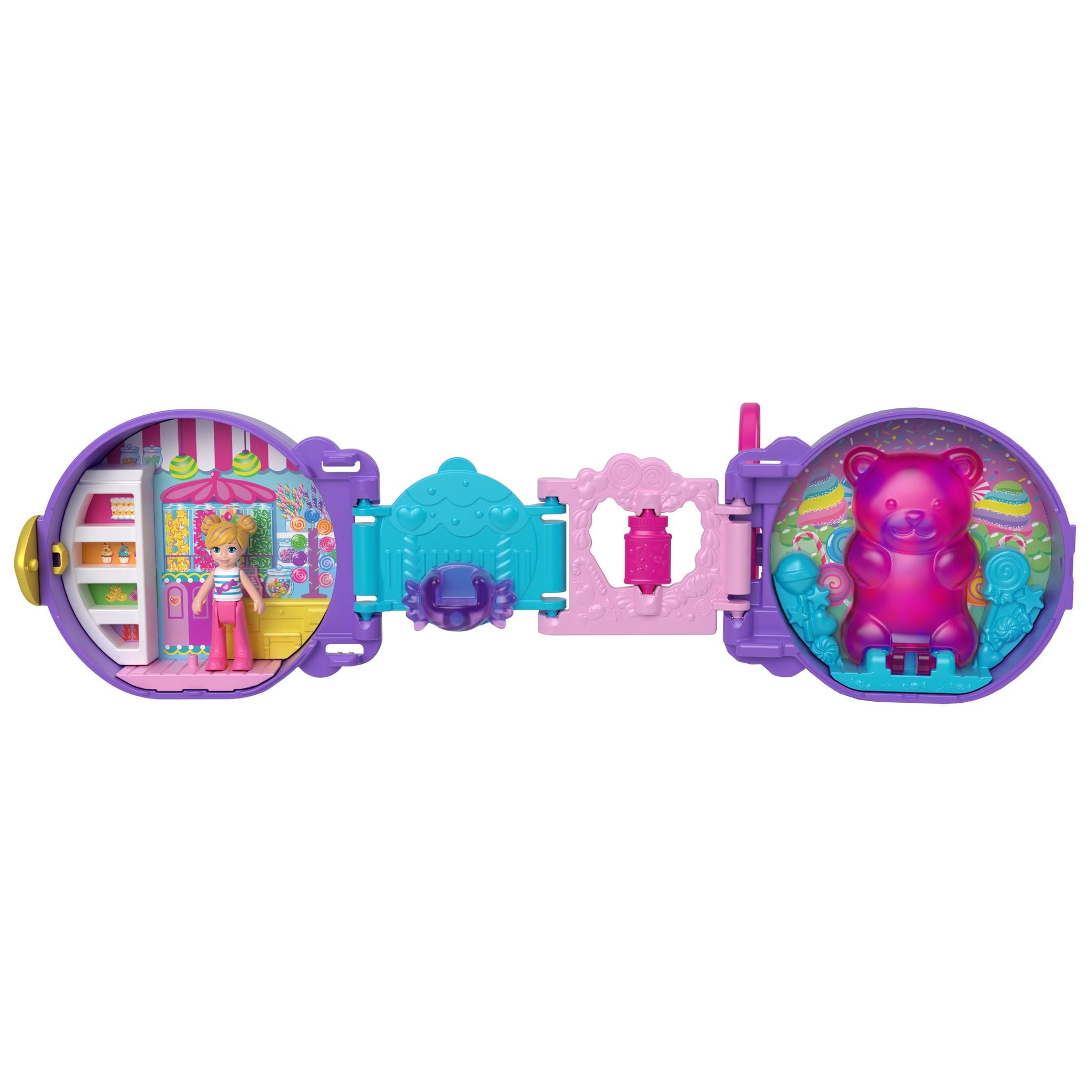 Portable Polly Pocket Fun - Adorable Candy Shop Playset
